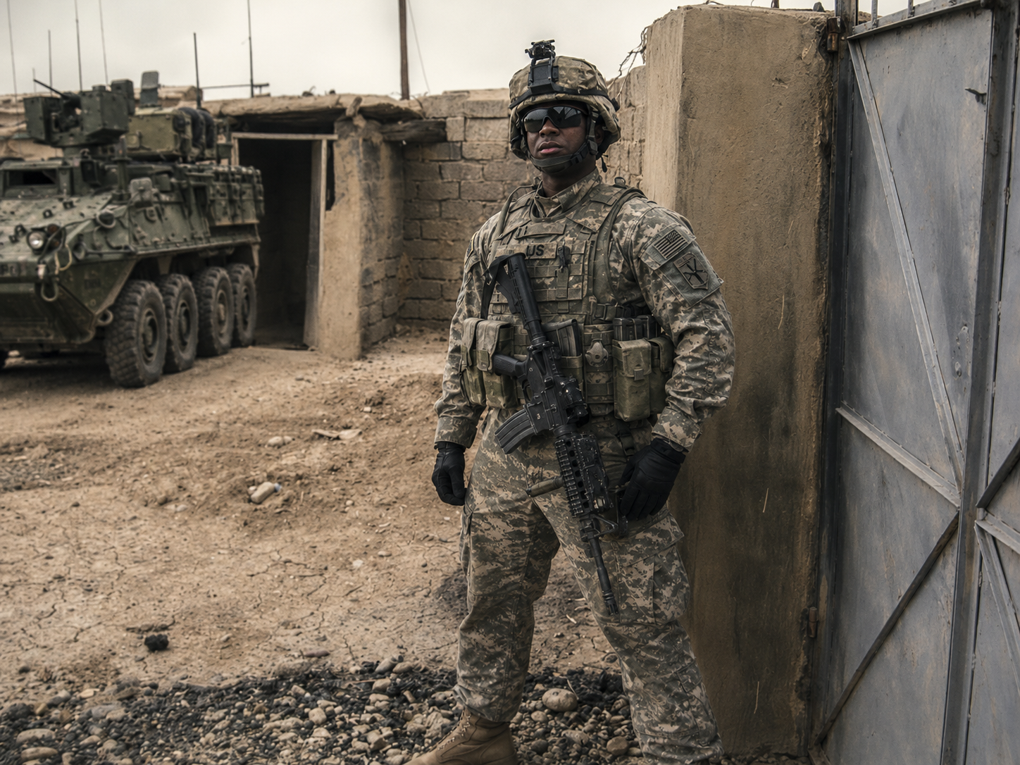 Leo Dunson In Mosul, Iraq
