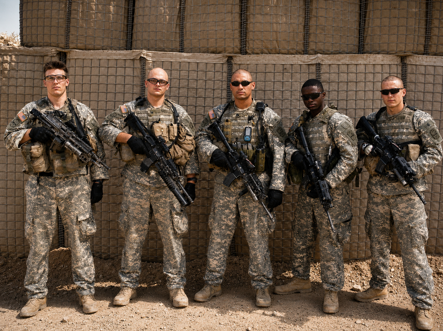 Leo Dunson with 3rd Squad in Mosul, Iraq