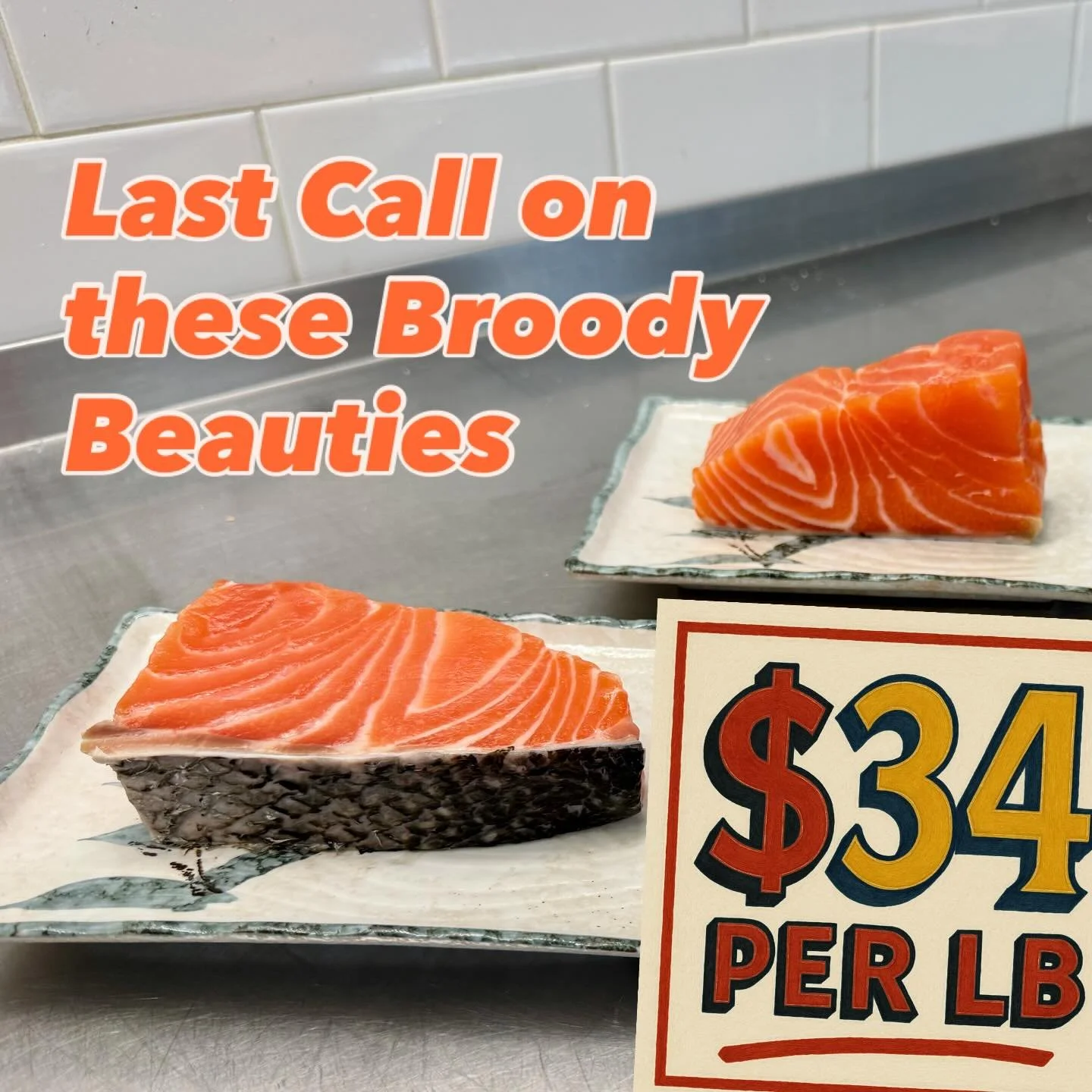 Broodstock Salmon season is coming to a close. Make your way to 4423 N. Elston to grab these superlative Salmon.
#salmon #chicagoseafood #seafood #seafoodmarket