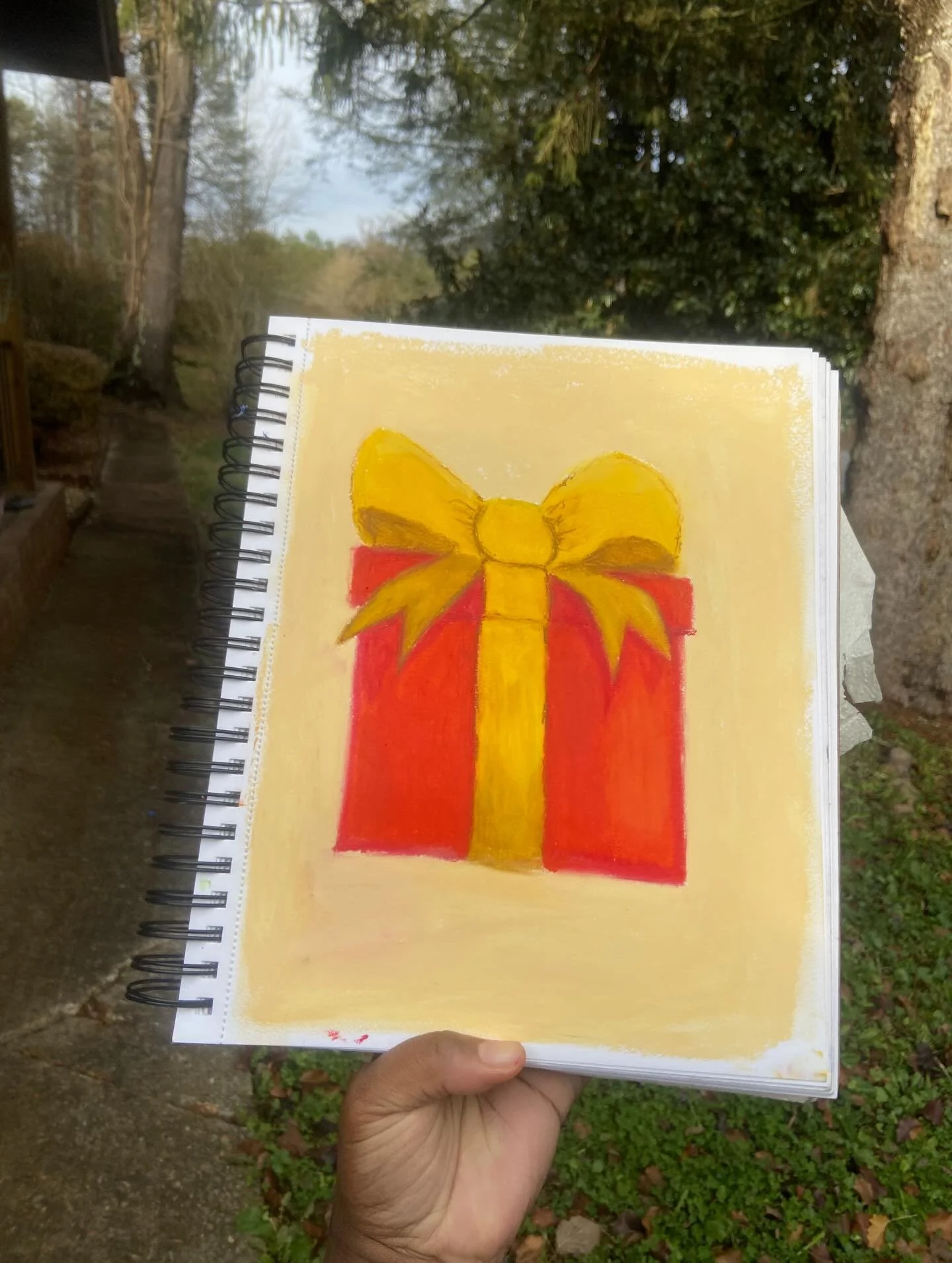 Honestly not sure what happened to the rest but this 12-day pastel challenge was a blast! I wasn't sure about some at first but some were really great and I loved using pastels!

#art #oilpastel #christmas