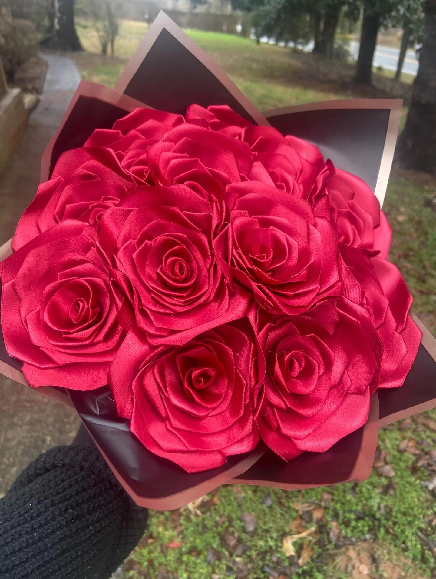 Some gifts don&rsquo;t fade.
They don&rsquo;t wilt.
They don&rsquo;t rush love into a single day.

These roses are handmade&mdash;each one shaped with intention and care&mdash;meant to last far beyond a moment. Whether you choose 12, 25, or 50, in pi