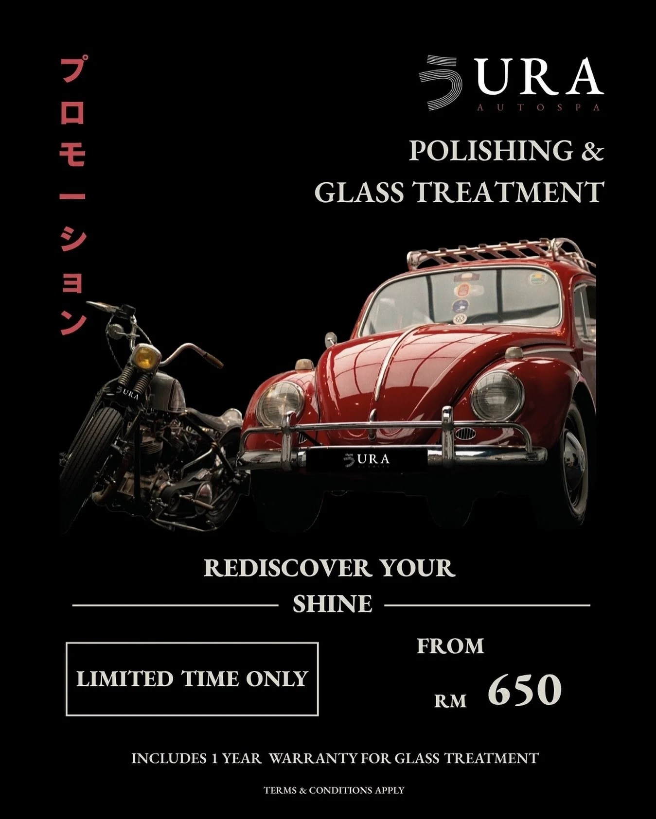 Rediscover Your Shine. ✨

Experience our Polish &amp; Glass Treatment Package, designed to restore depth, gloss, and crystal-clear visibility.

Because every drive deserves to look and feel brand new.

💬 DM us to find out more! 

📞 Book your appoin