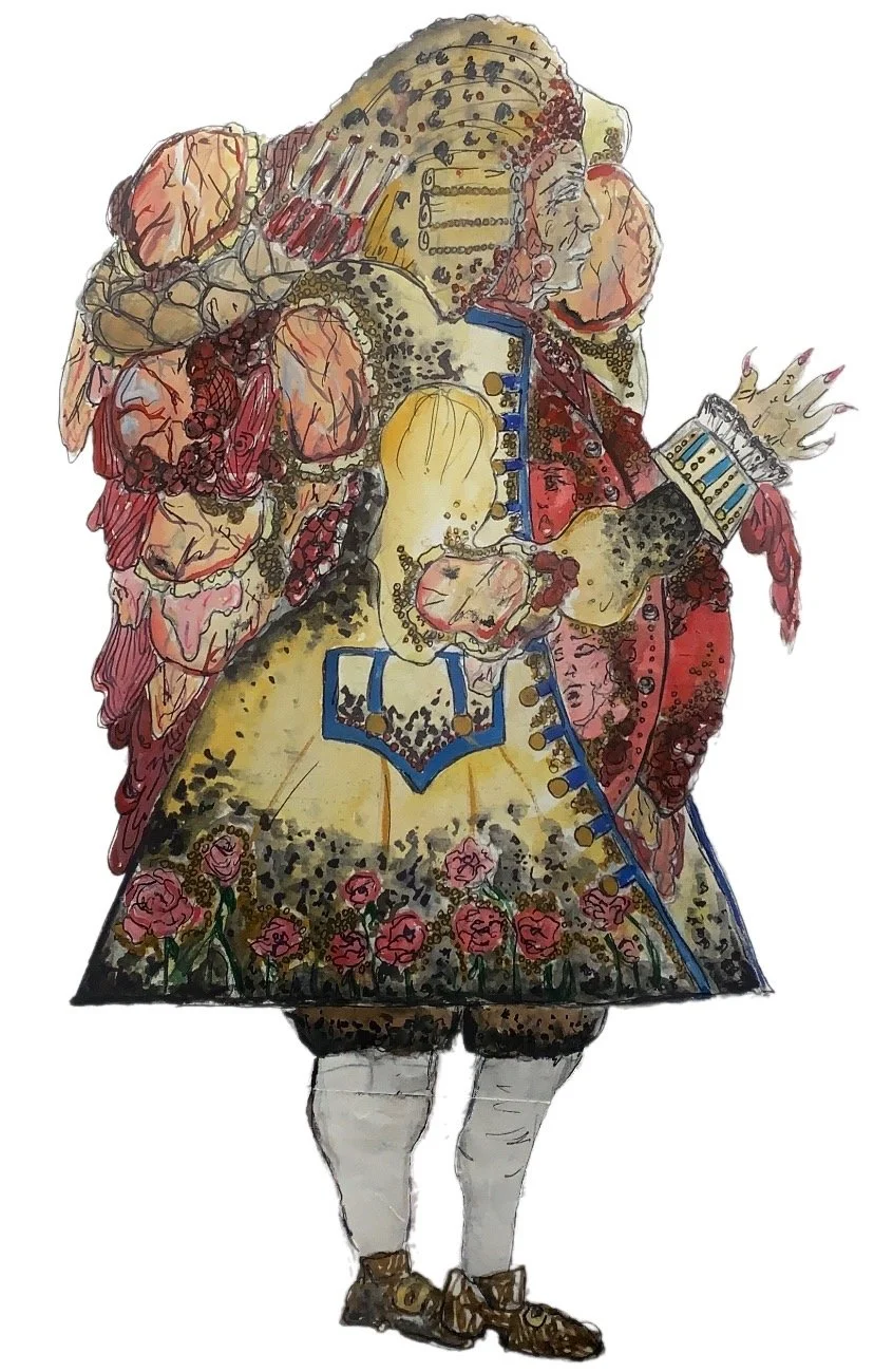 Rosenkavalier 
Baron Ochs final illustrations 