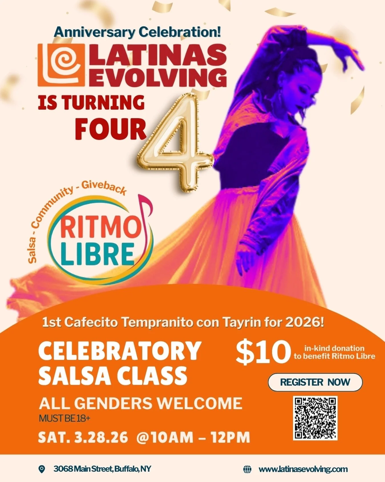 RITMO LIBRE LAUNCH & 4 YR CELEBRATION OF LATINAS EVOLVING