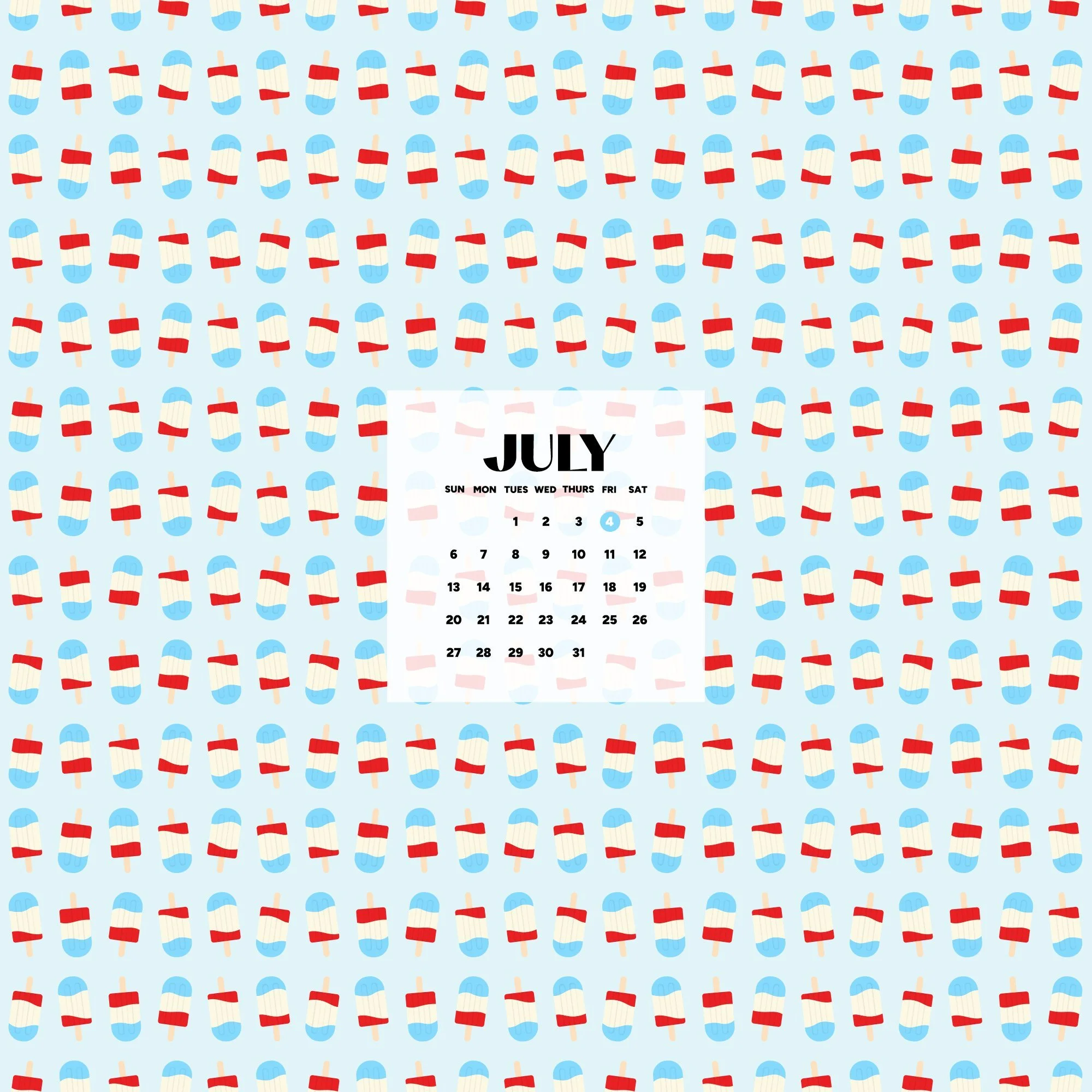 Free Wallpaper Design for July 2025
