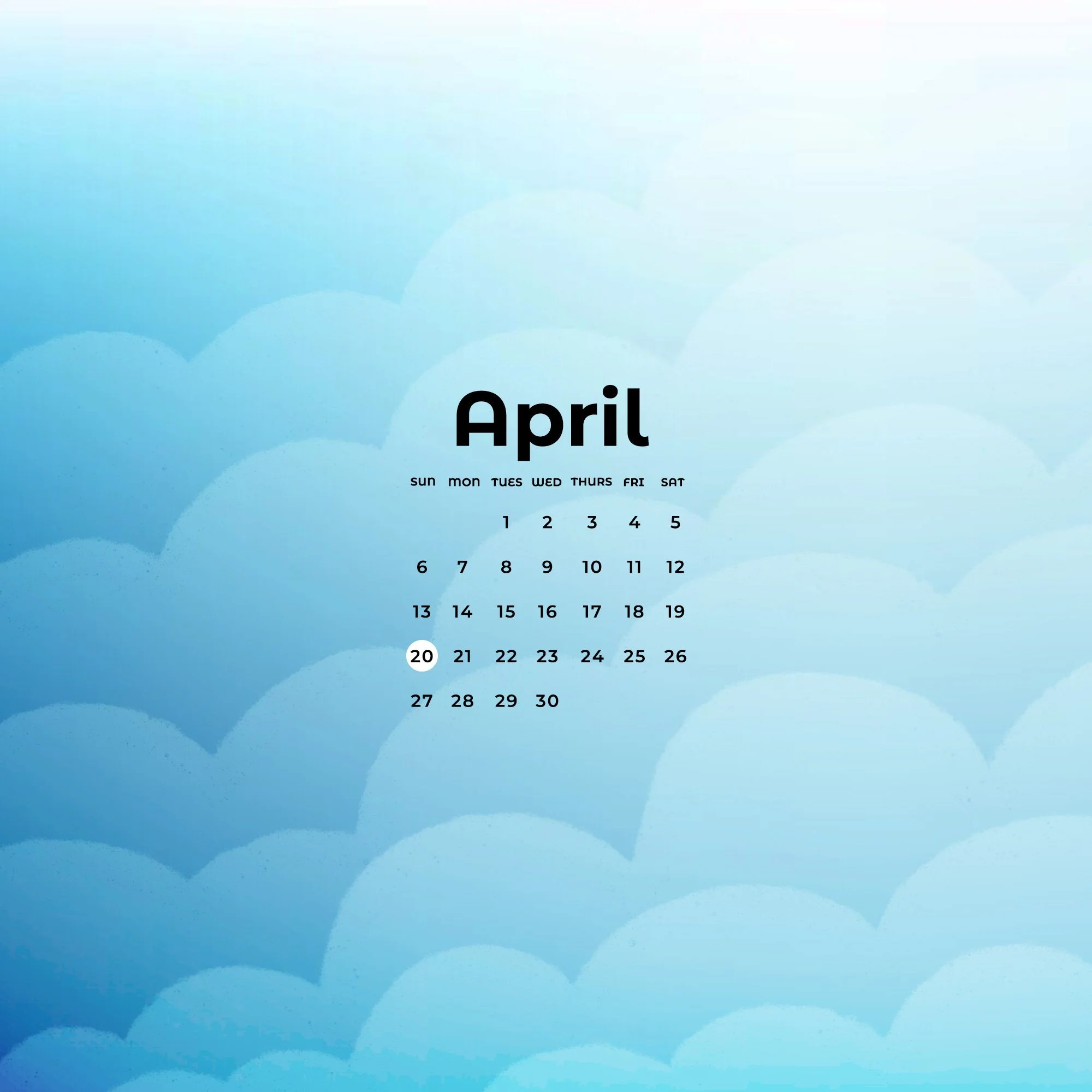 Free Wallpaper Design for April 2025
