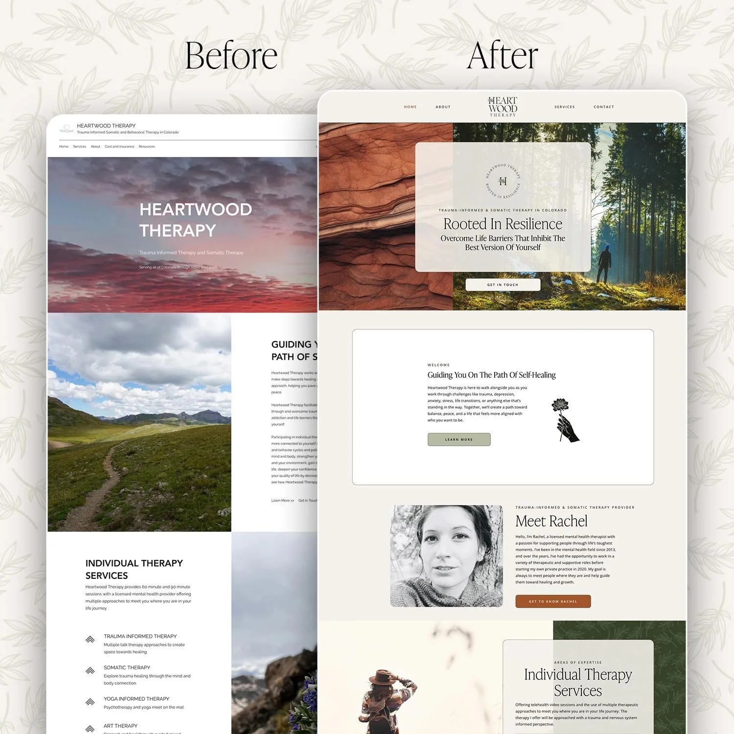 Free Wallpaper for March 2025 | Six Leaf Design | Freelance Graphic + Logo + Brand + Web Designer | Denver, Colorado