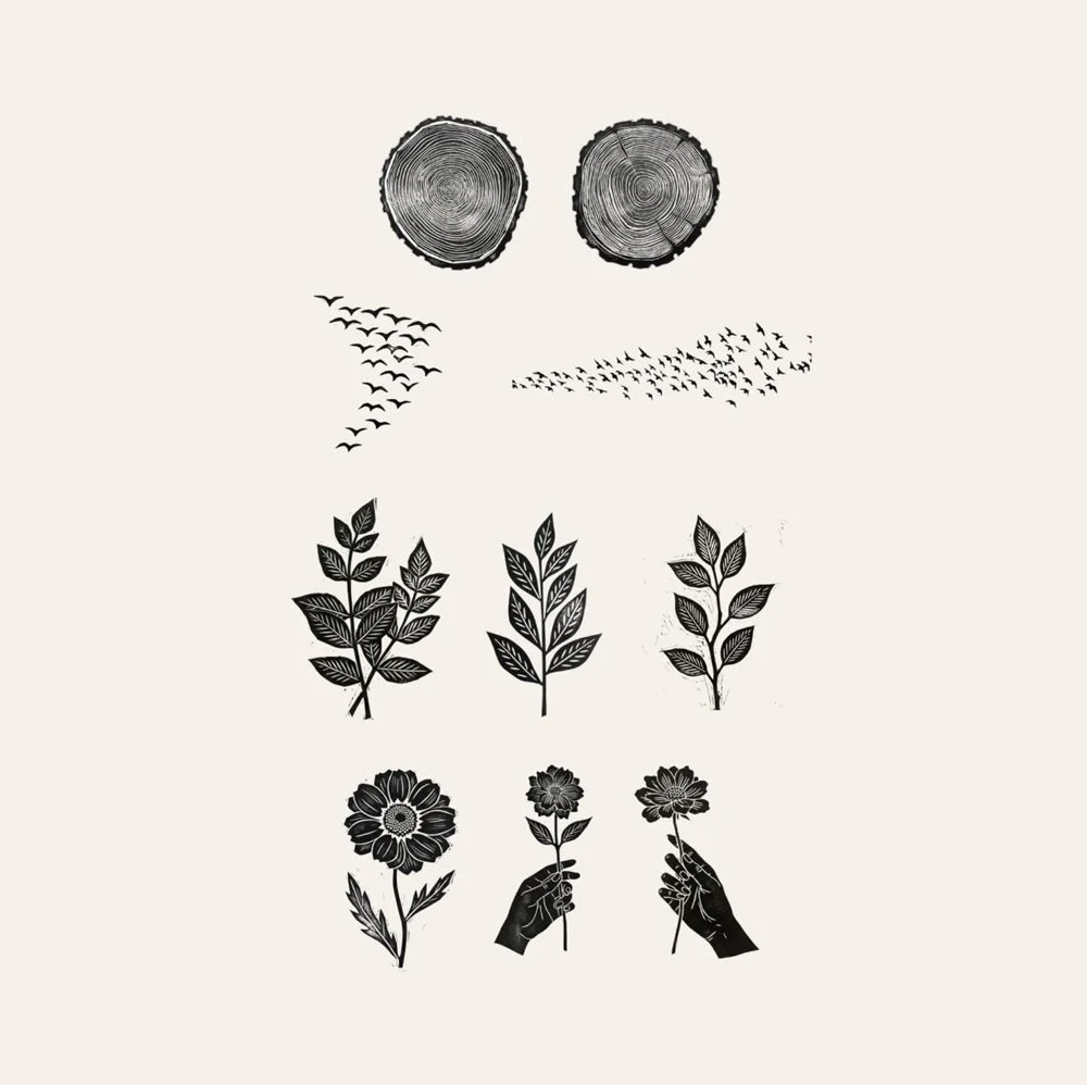 Free Wallpaper for February 2025 | Six Leaf Design | Freelance Graphic + Logo + Brand + Web Designer | Denver, Colorado