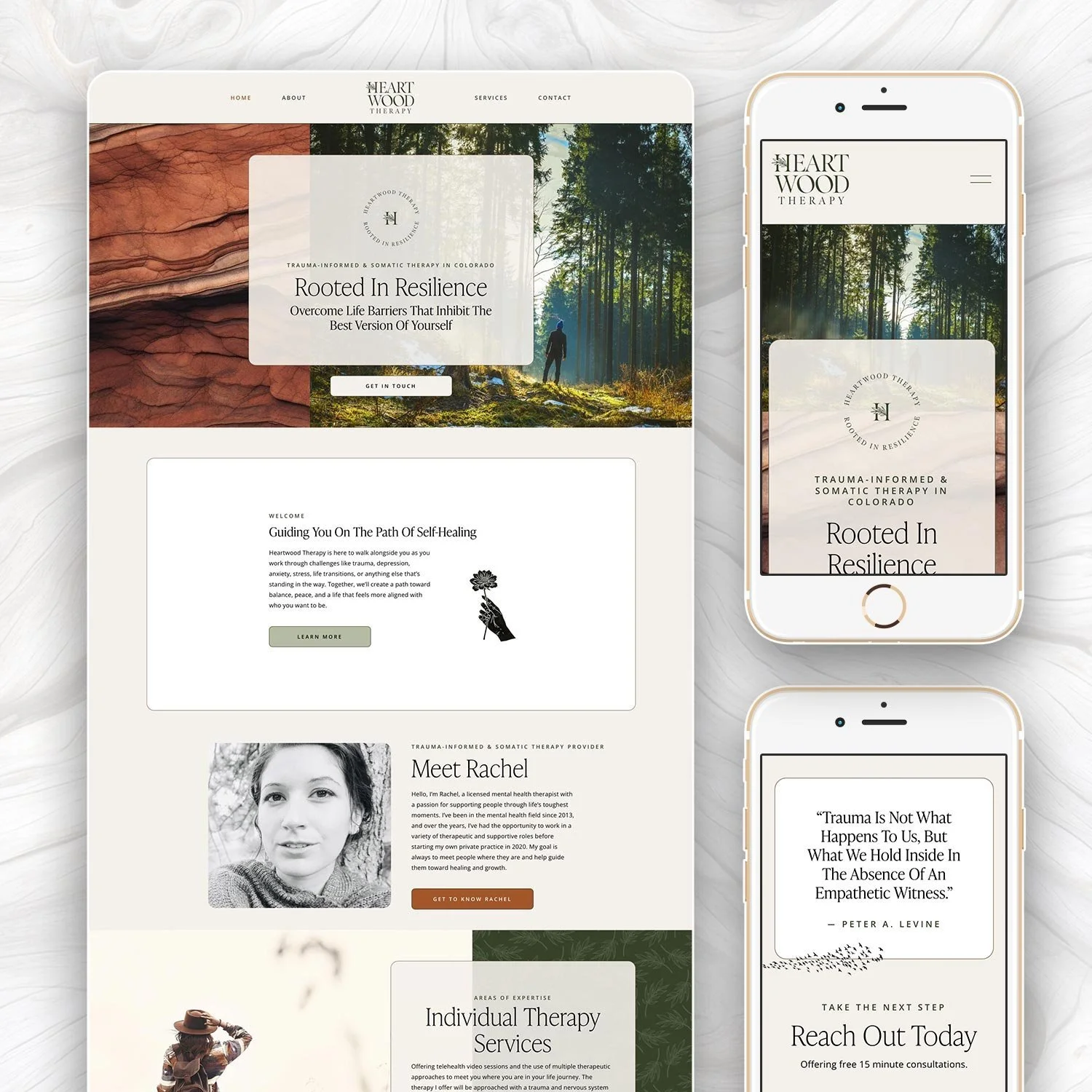 Free Wallpaper for February 2025 | Six Leaf Design | Freelance Graphic + Logo + Brand + Web Designer | Denver, Colorado