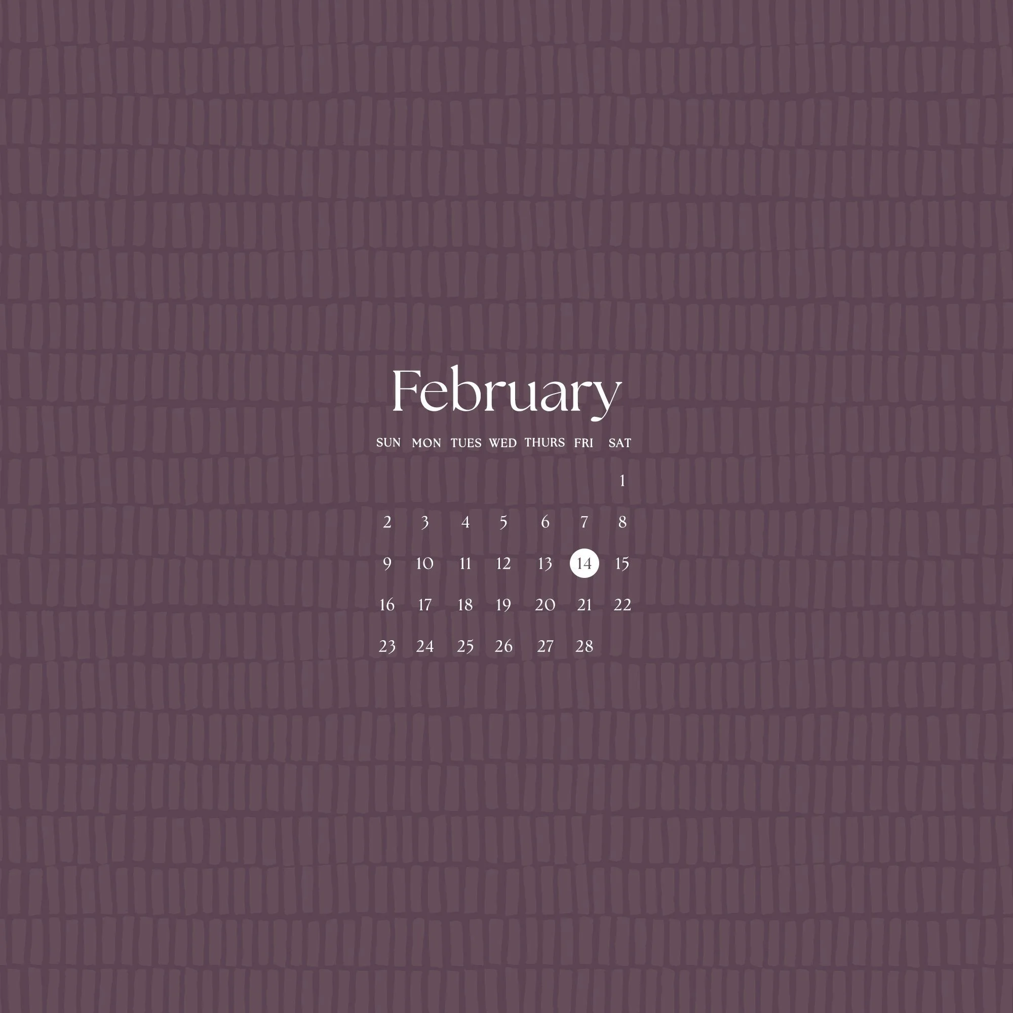 Free Wallpaper Design for February 2025
