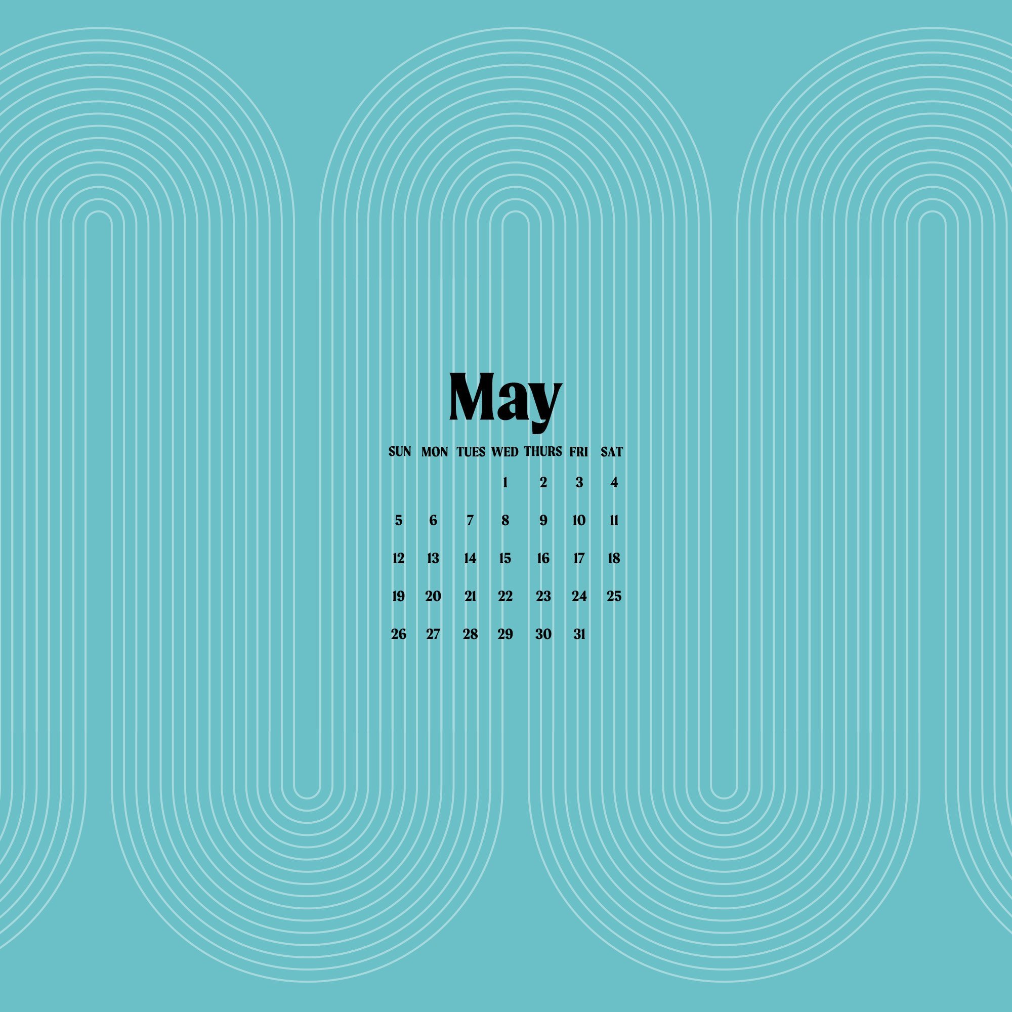 Free Wallpaper Design for May 2024