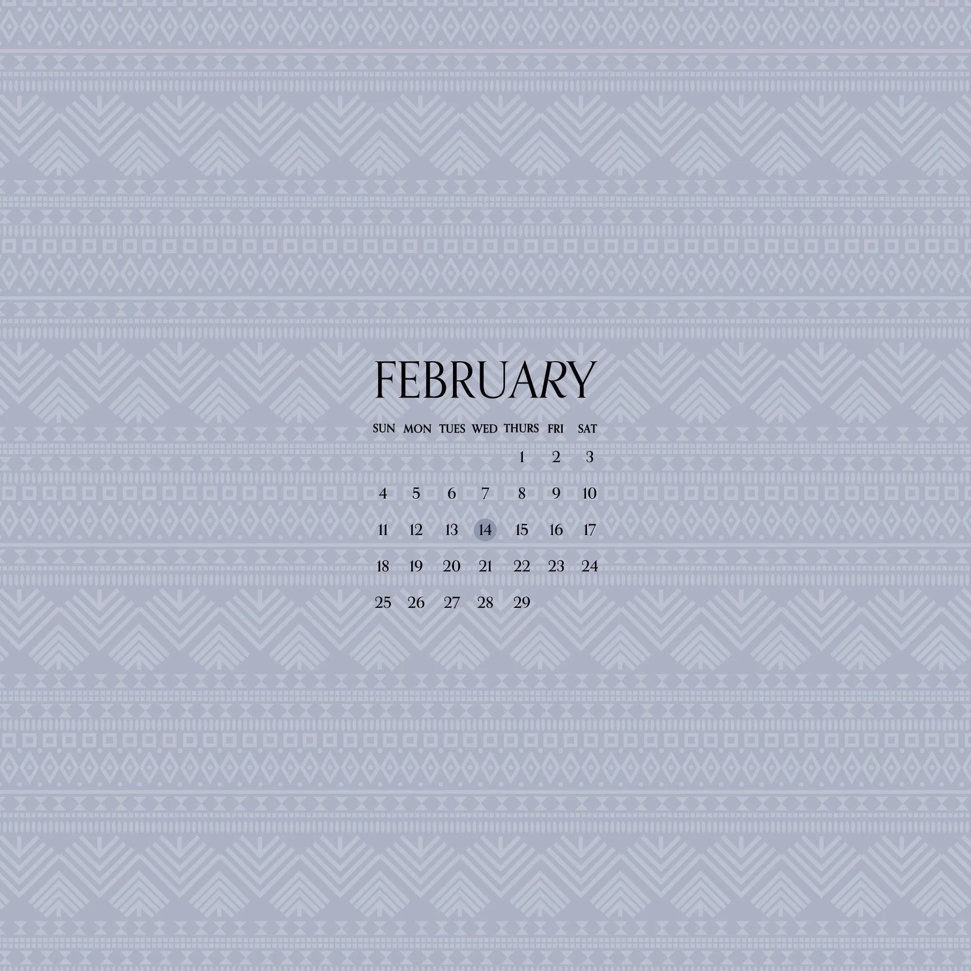 Free Wallpaper Design for February 2024