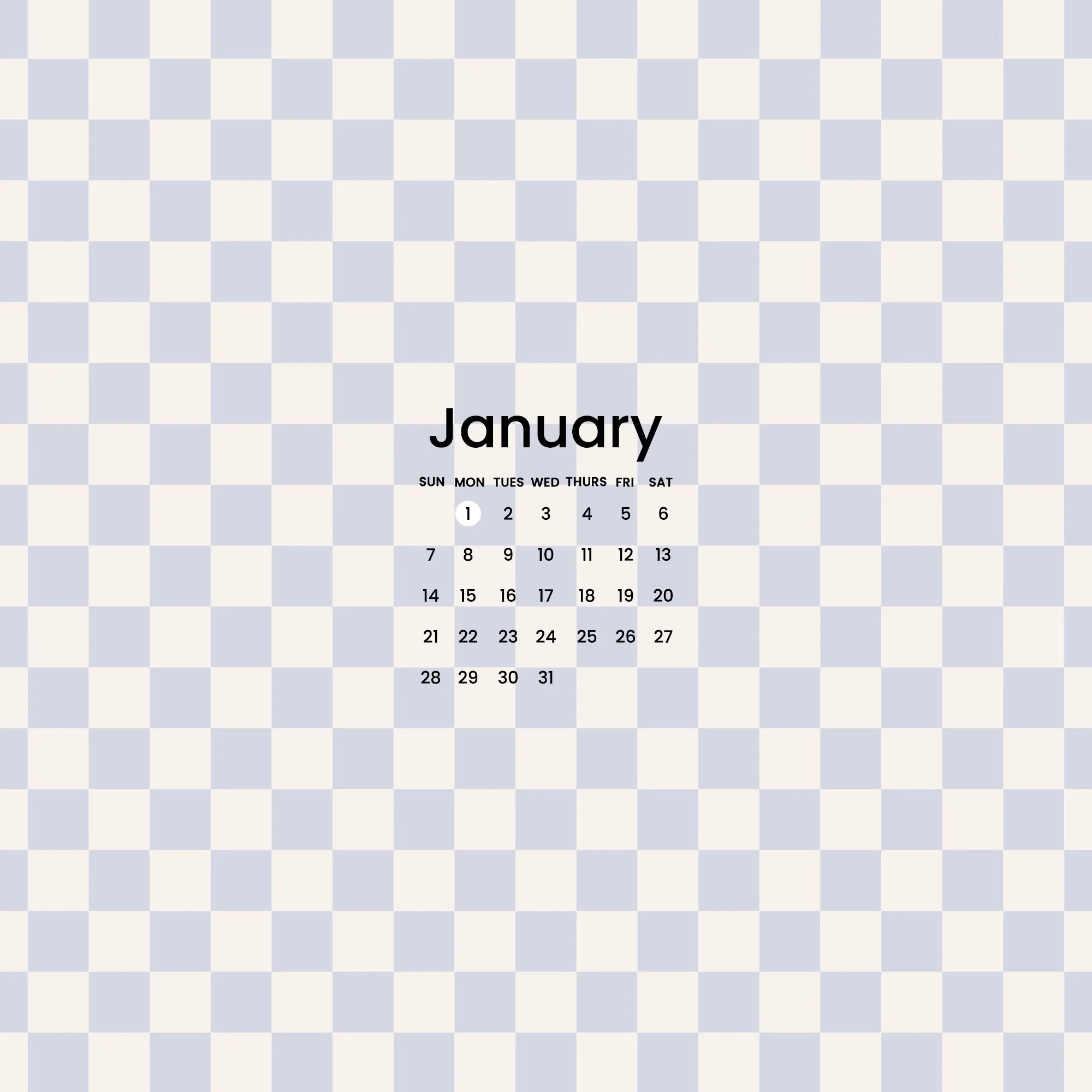 Free Wallpaper Design for January 2024