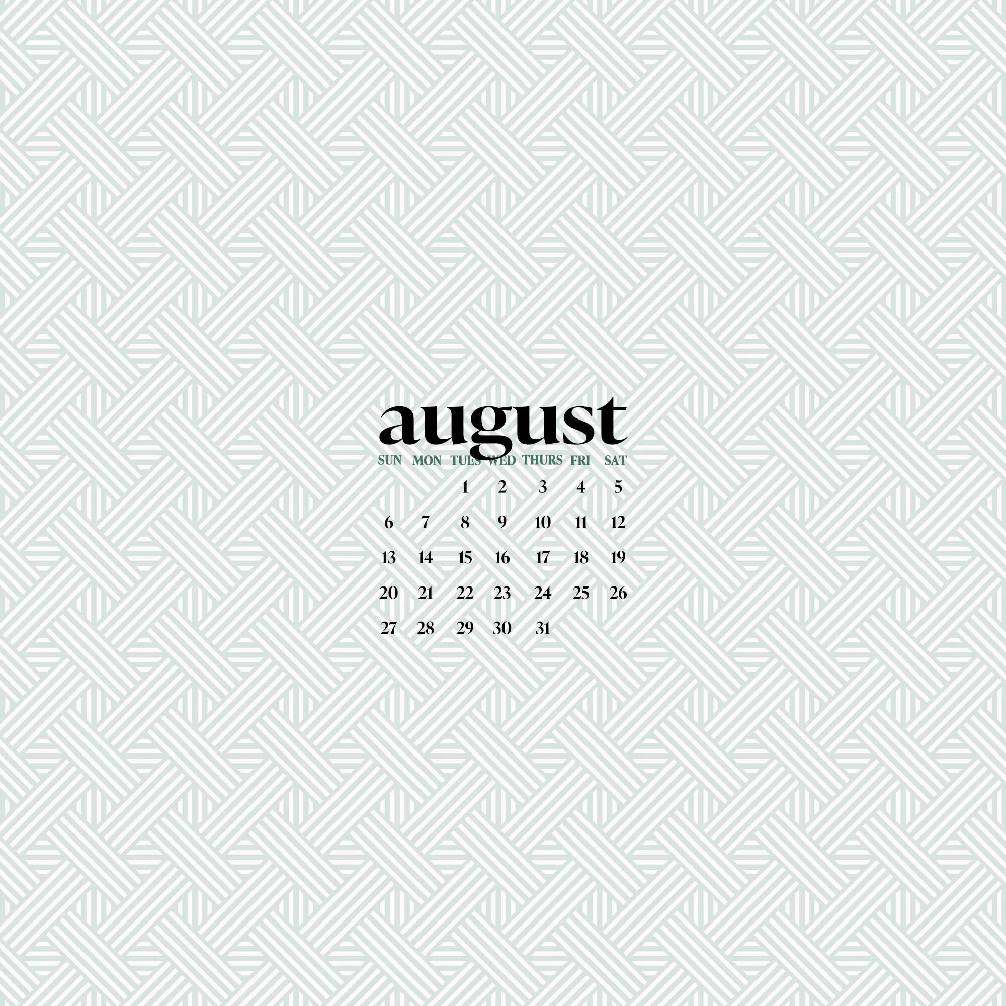 Free Wallpaper Design for August 2023