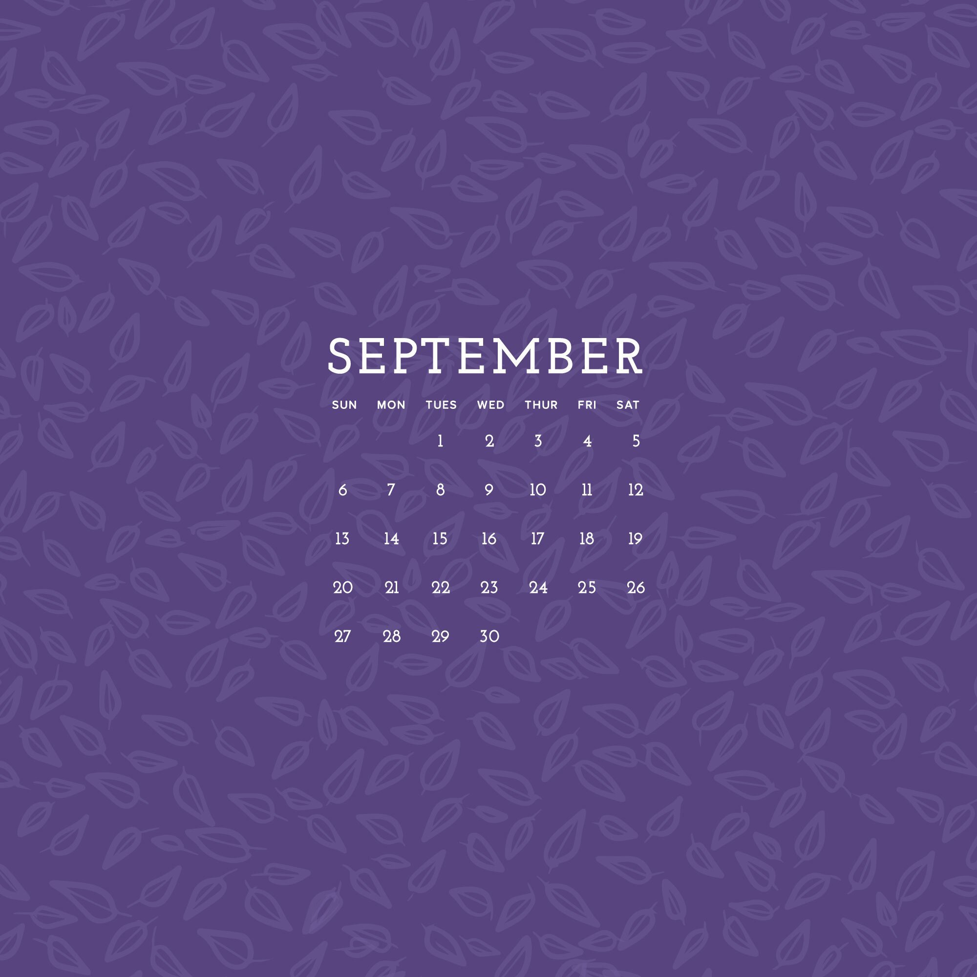Free Wallpaper for September 2020