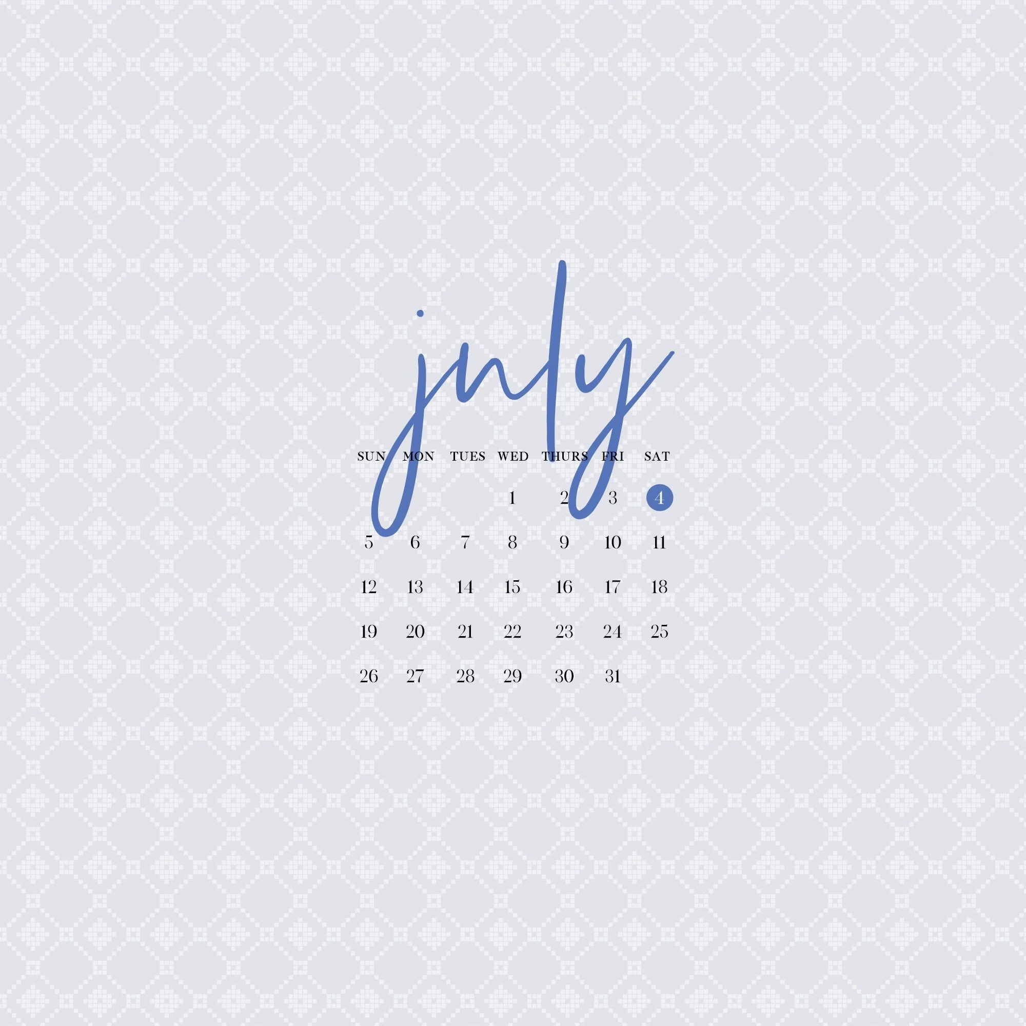 Free Wallpaper for July 2020