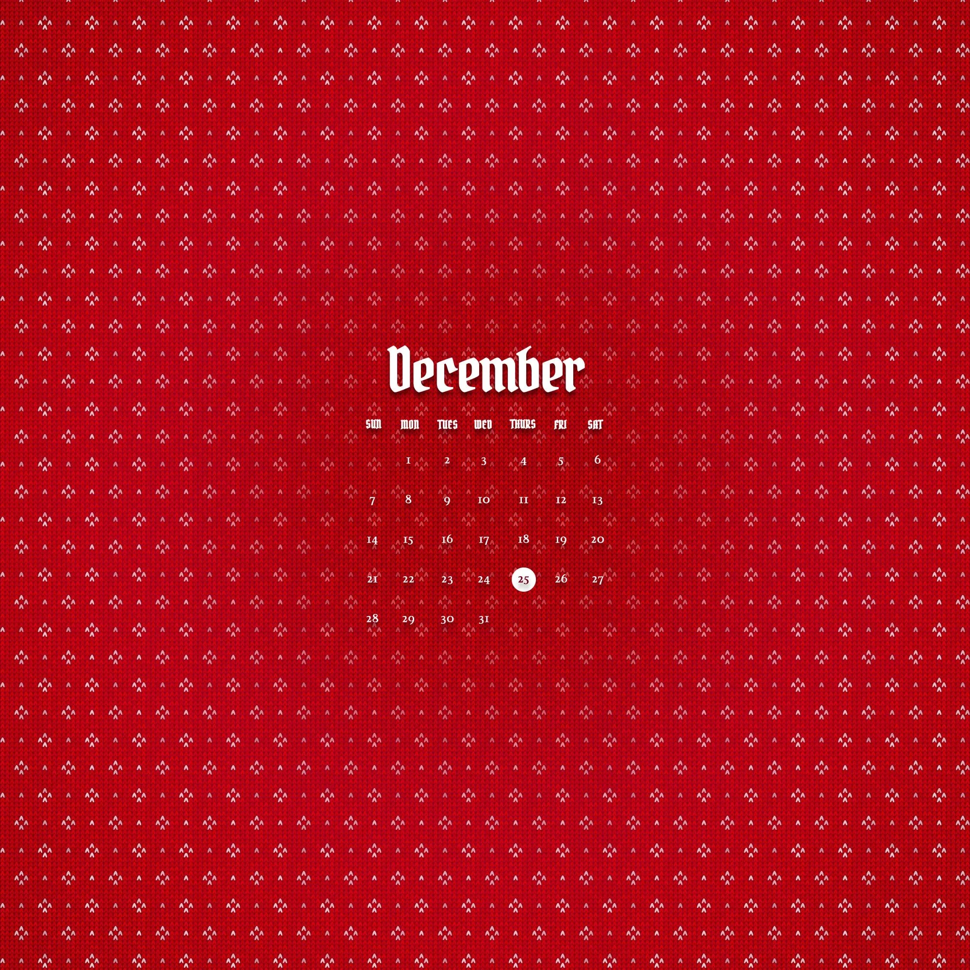 Free Wallpaper Design for December 2025