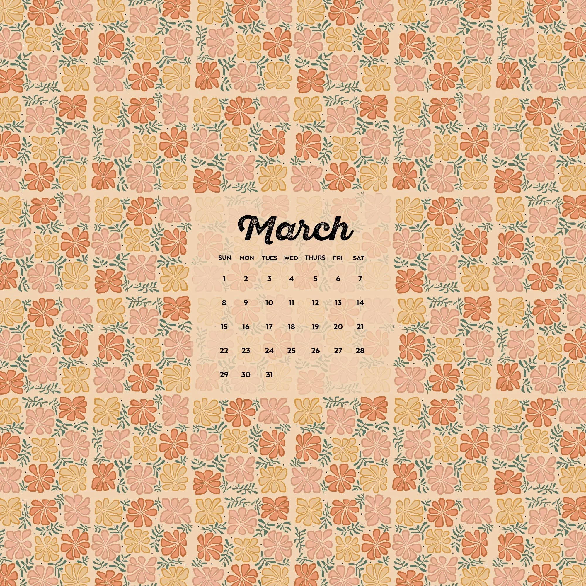 Free Wallpaper Design for March 2026
