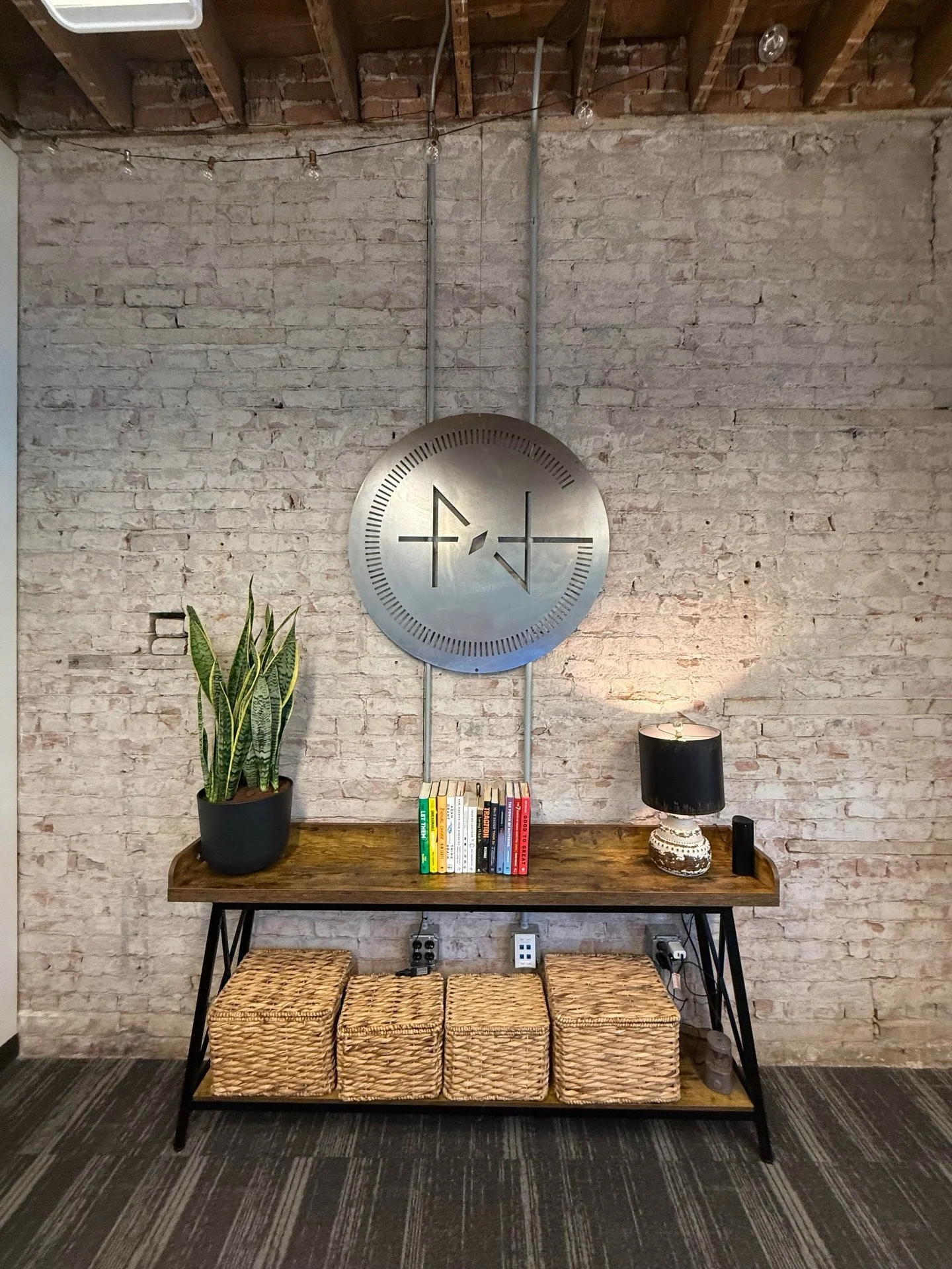 So cool to see when a logo that I design stops living on a screen and starts living in the real world 😮&zwj;🔥 ⁠
⁠
Nancy Girres sent me this pic to show how she turned her logo icon into custom metal art for her office and it makes it feel even more