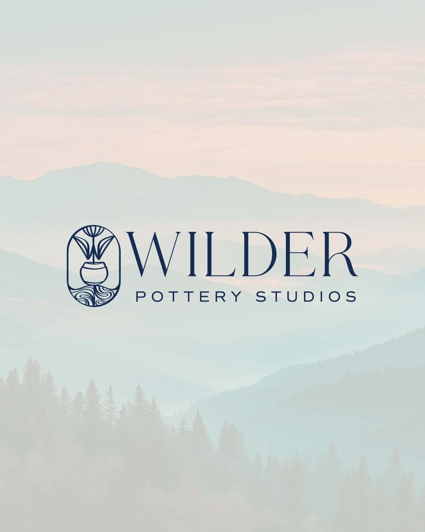 I teased this new creative project last week when I shared Gina&rsquo;s branding for The Wilder Practice, and here&rsquo;s the final outcome! We took her existing logo and gave it new life for her pottery studio 🤎 ⁠
⁠
Same foundation, but totally di