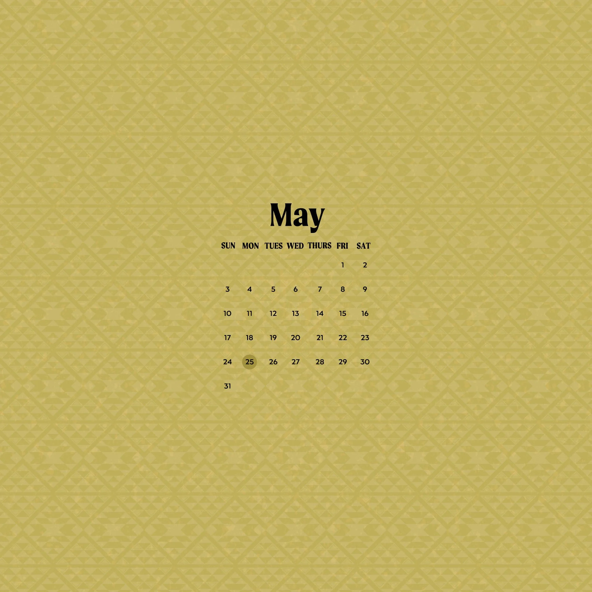 Free Wallpaper Design for May 2026