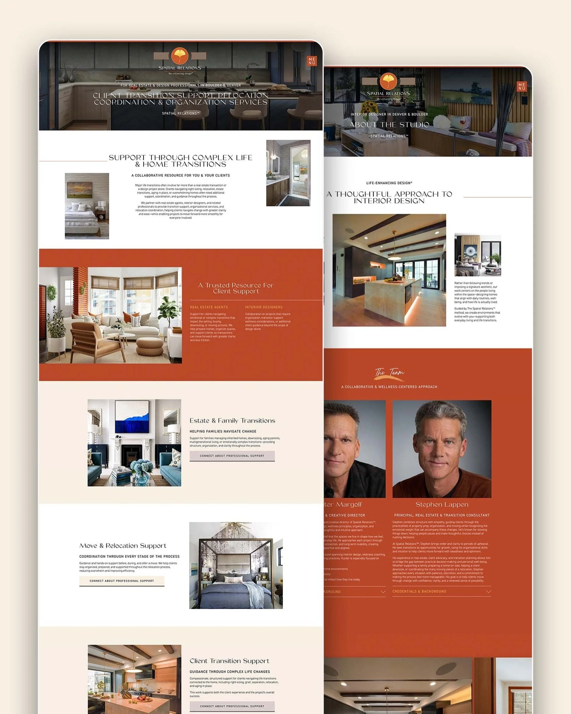 Sharing a few more pages from the new Spatial Relations Design website! Every page was thoughtfully designed to highlight their work, tell their story, and create a seamless experience for potential clients. ⁠
⁠
See the full site at www.spatialrelati