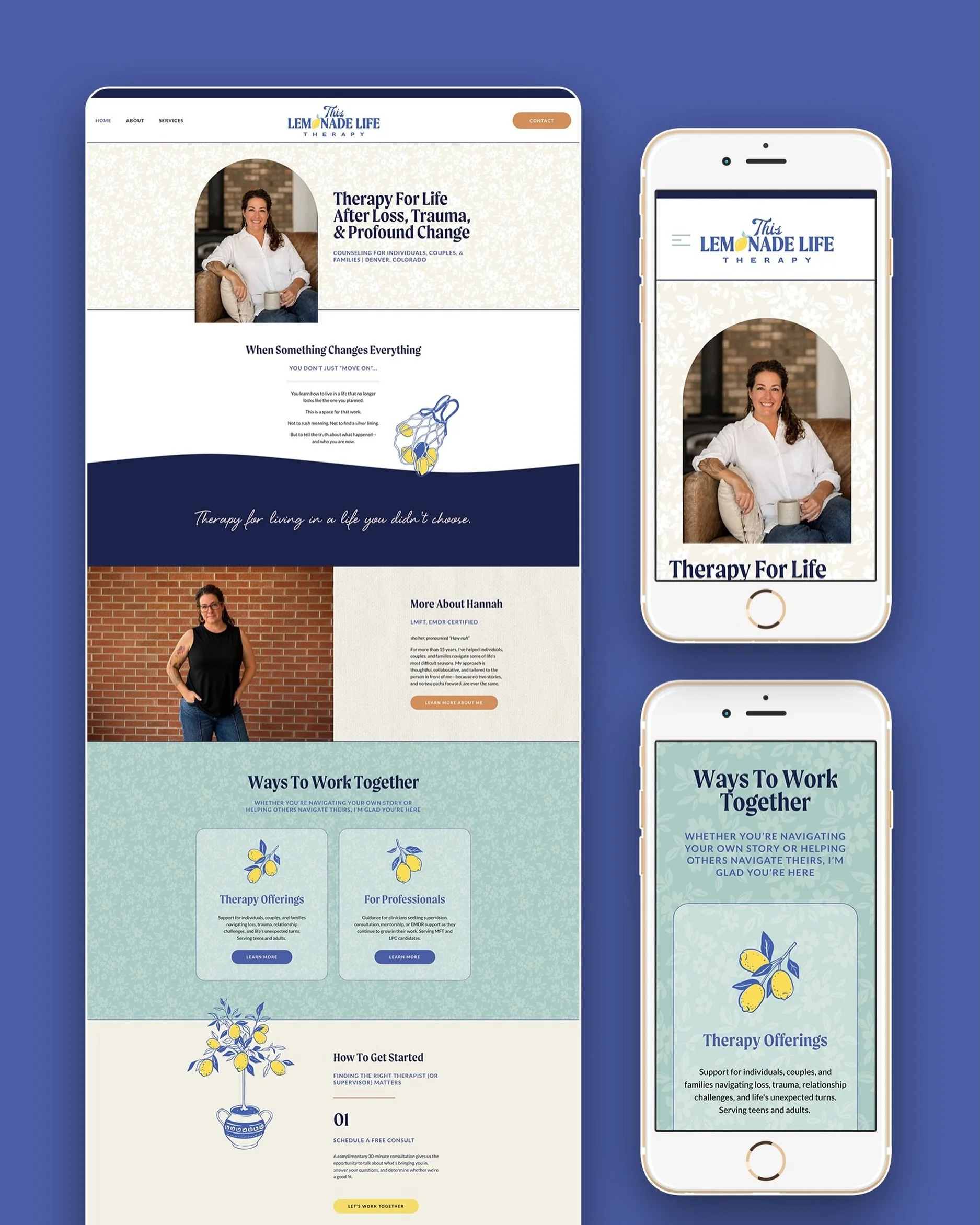 A little more of This Lemonade Life 🍋 from the launch I shared last week! ⁠
⁠
This site has some super subtle details that you can&rsquo;t really appreciate until you see it in action. I just had to show how the logo gets its own little loading scre