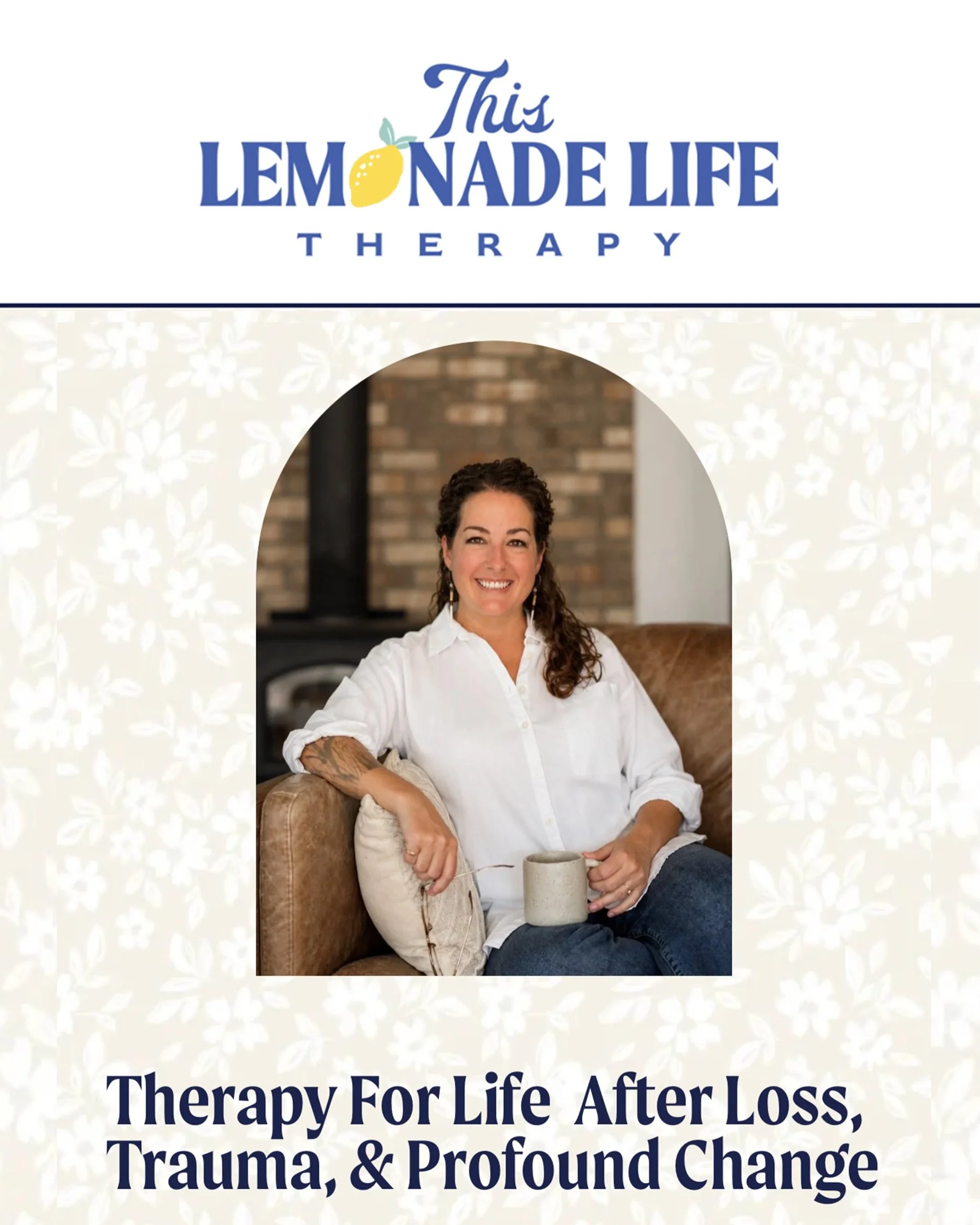 // CLIENT SPOTLIGHT // ⁠
⁠
Hannah Dudley | This Lemonade Life Therapy ⁠
Denver, CO ⁠
www.thislemonadelifetherapy.com ⁠
⁠
🍋 Turned her life&rsquo;s lemons into something meaningful. ⁠
💛 Brings lived experience to her work with grief + loss. ⁠
🌱 Hel