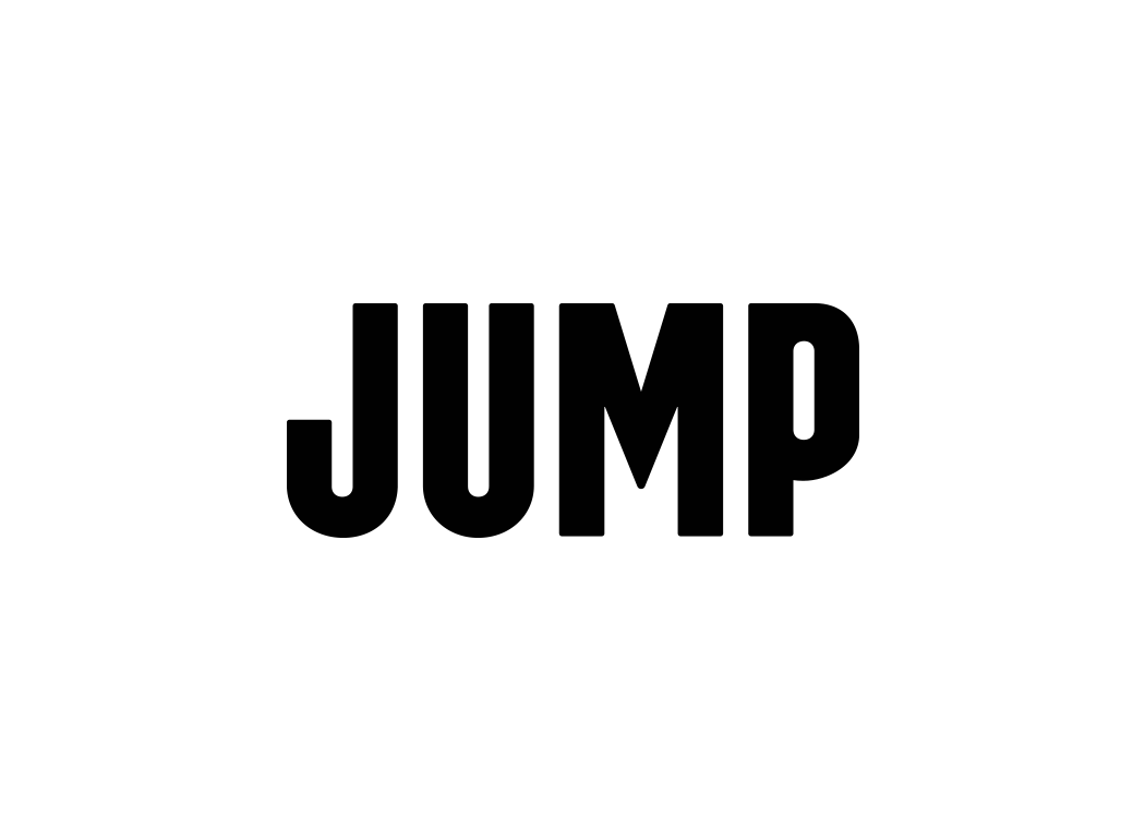 Logo of JUMP, a past brand + web design partner of Six Leaf Design.