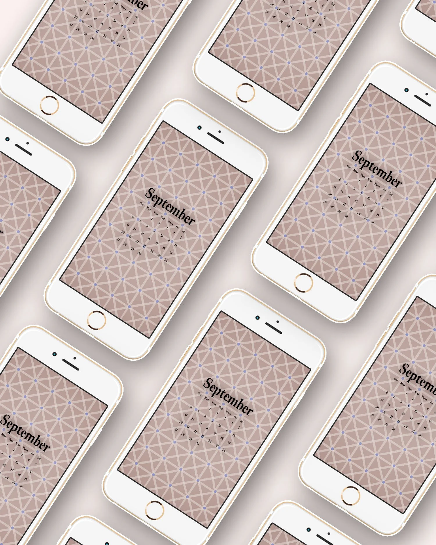 Free Wallpaper Design for September 2026 | Six Leaf Design | Freelance Logo, Brand, Website Designer | Denver, Colorado