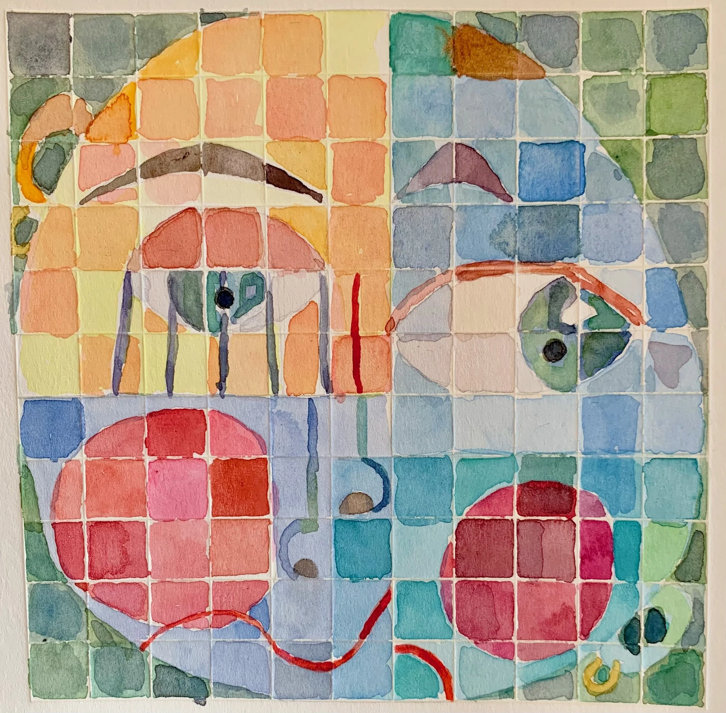 Grid Self Portrait