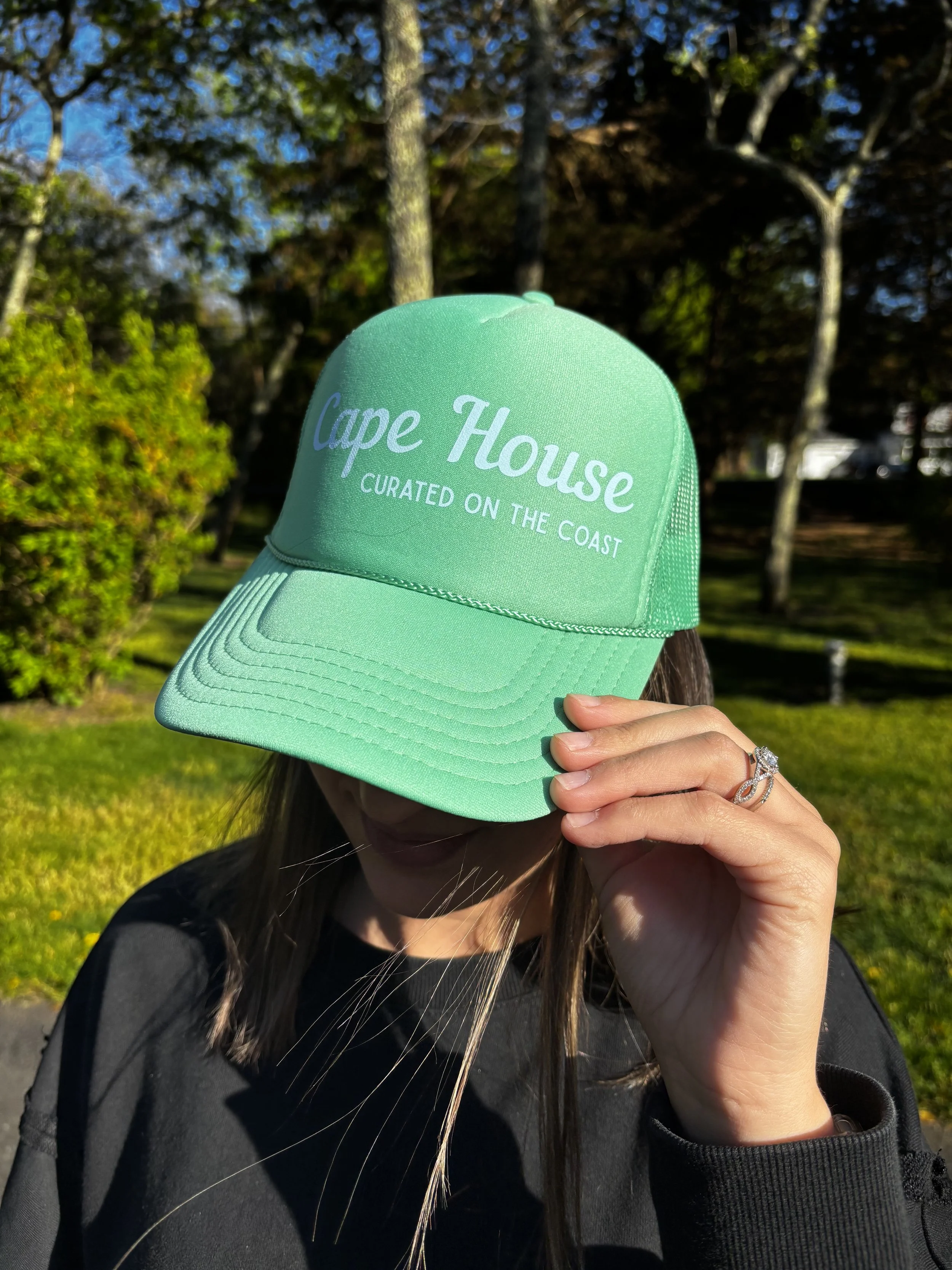 Dune Grass Green Trucker Hat
