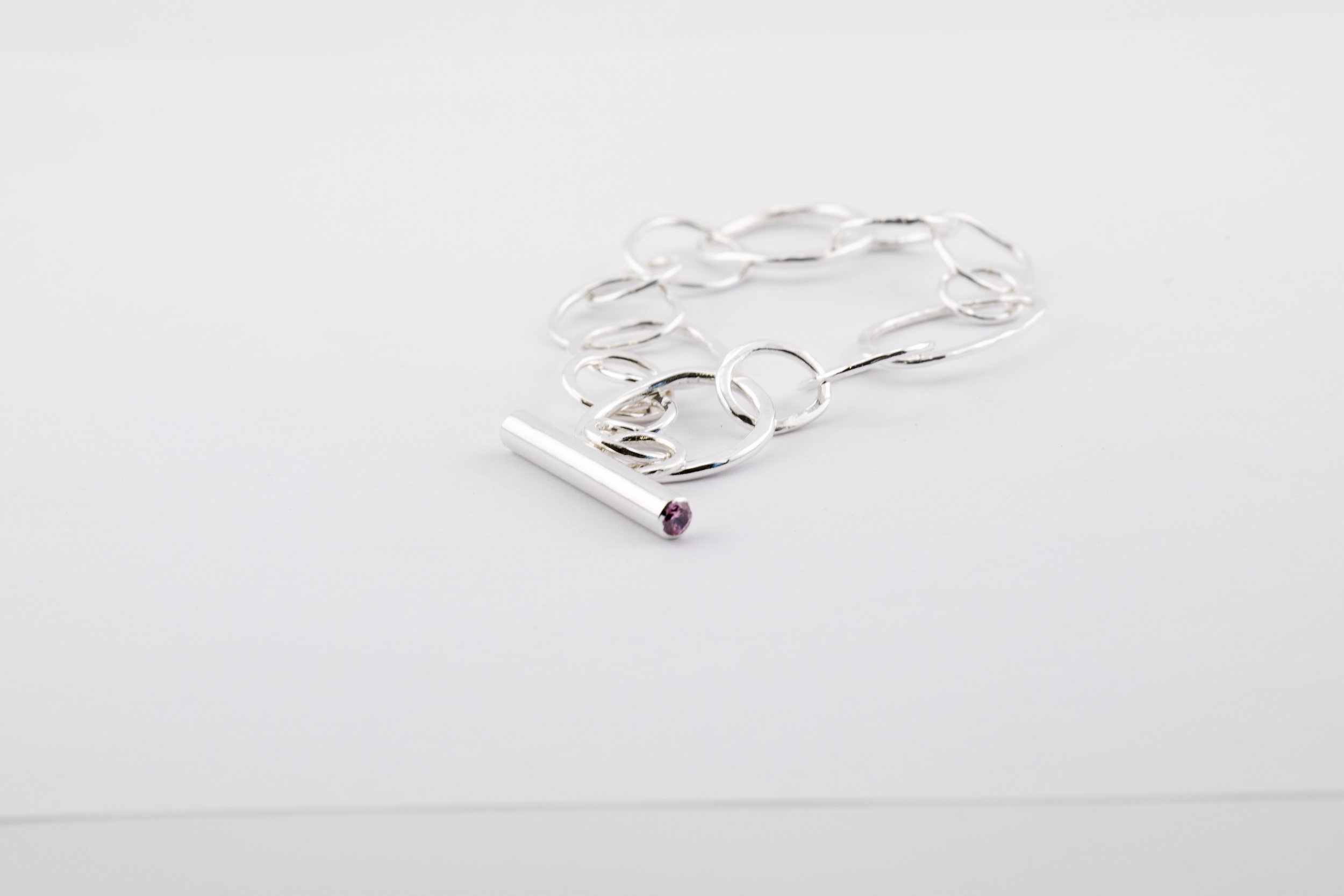 T-bar pebble bracelet with pinks.jpg