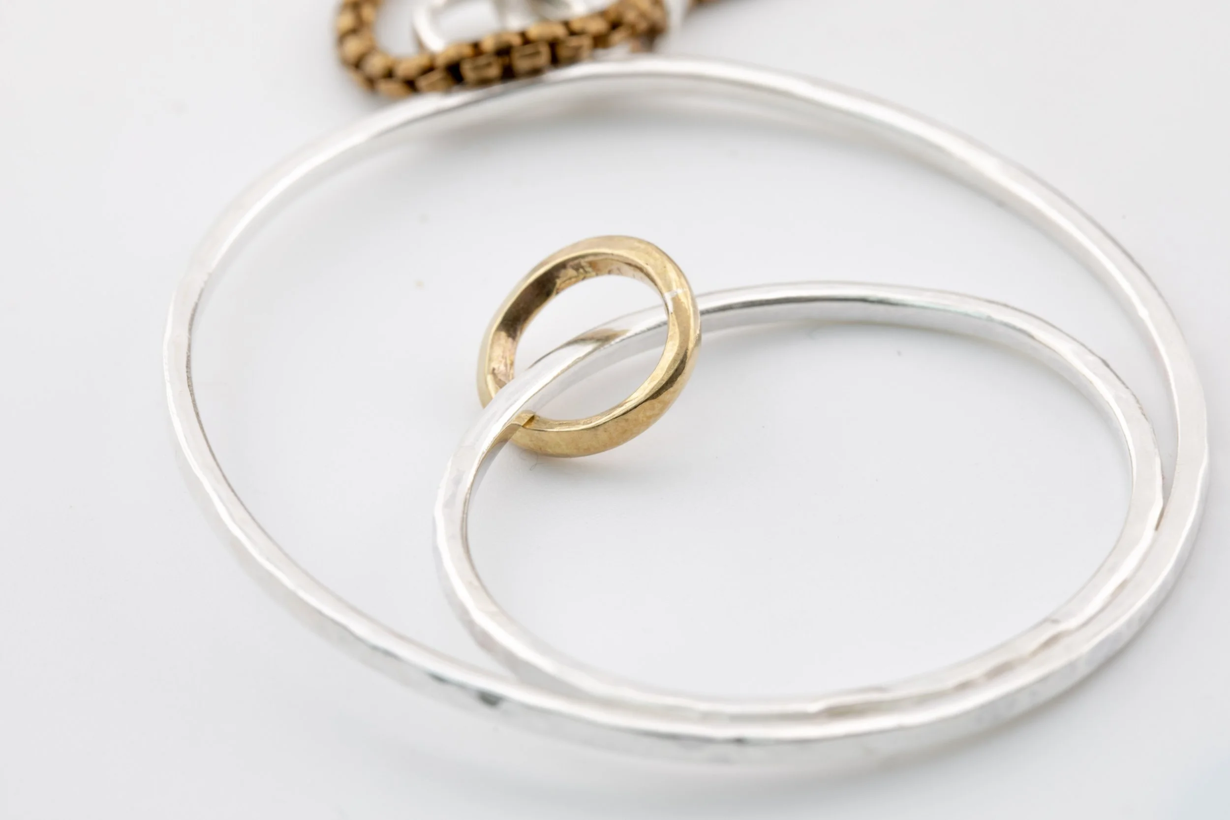 Sterling silver and brass mother pendant.jpg