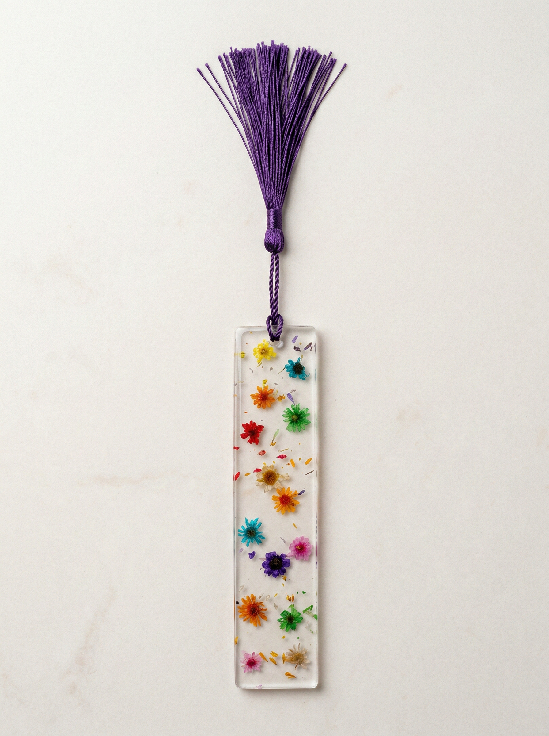 Confetti Floral Resin Bookmark.png