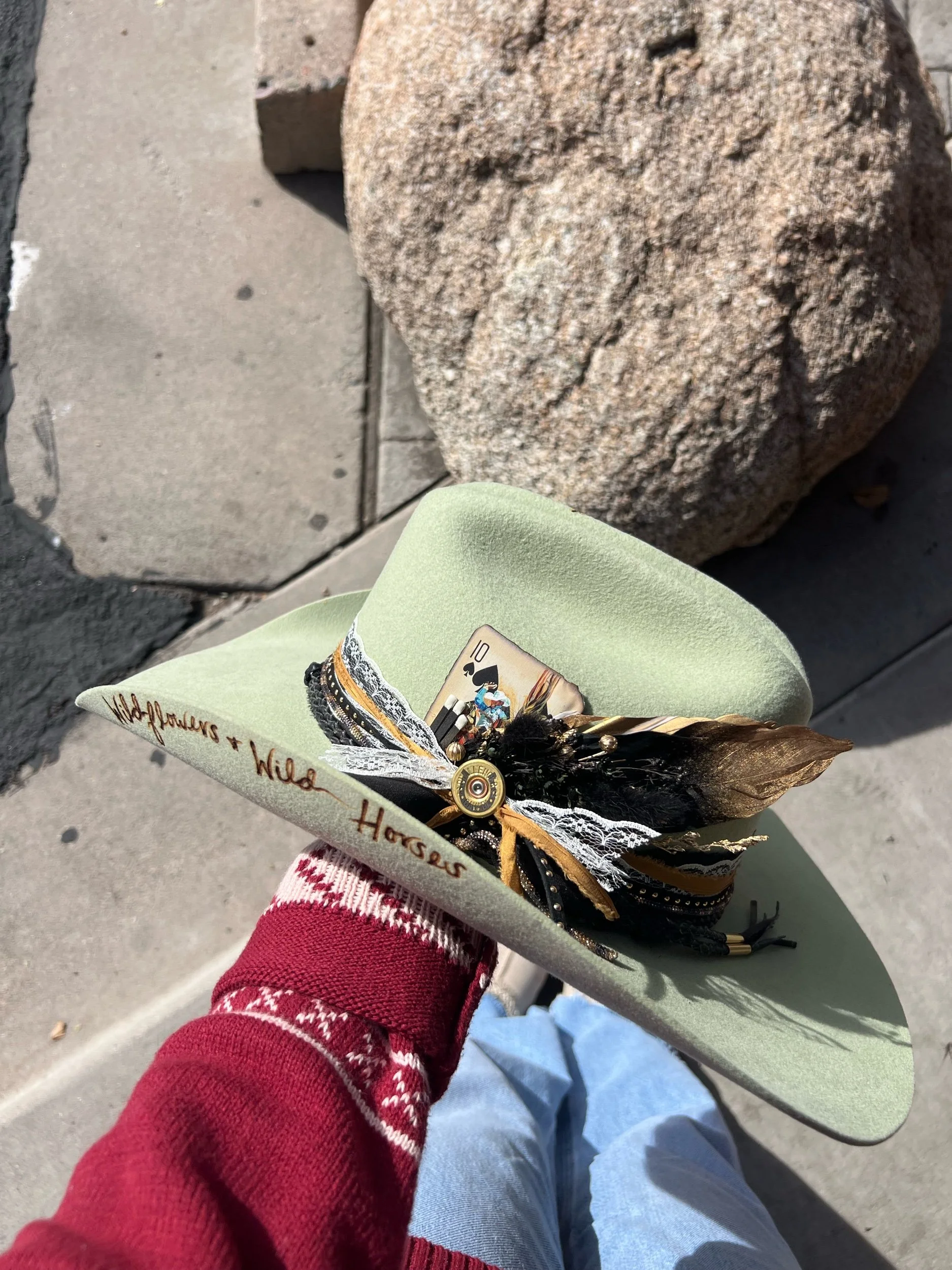 Wildflowers and Wild Horses Custom Hat (As Seen on Tik Tok)