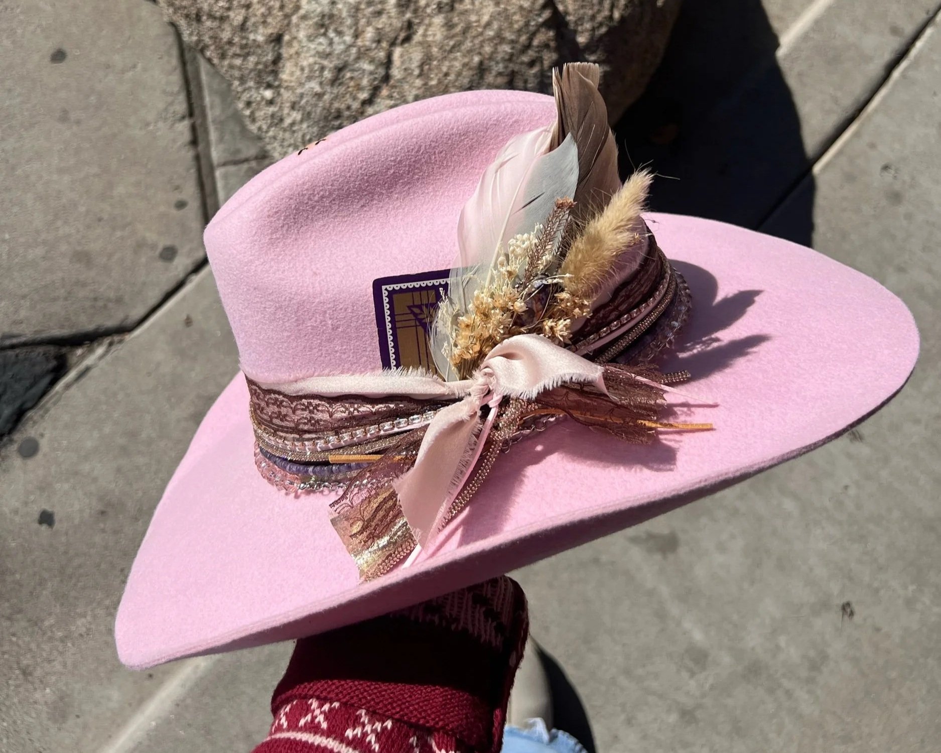Pink Skies Custom Hat