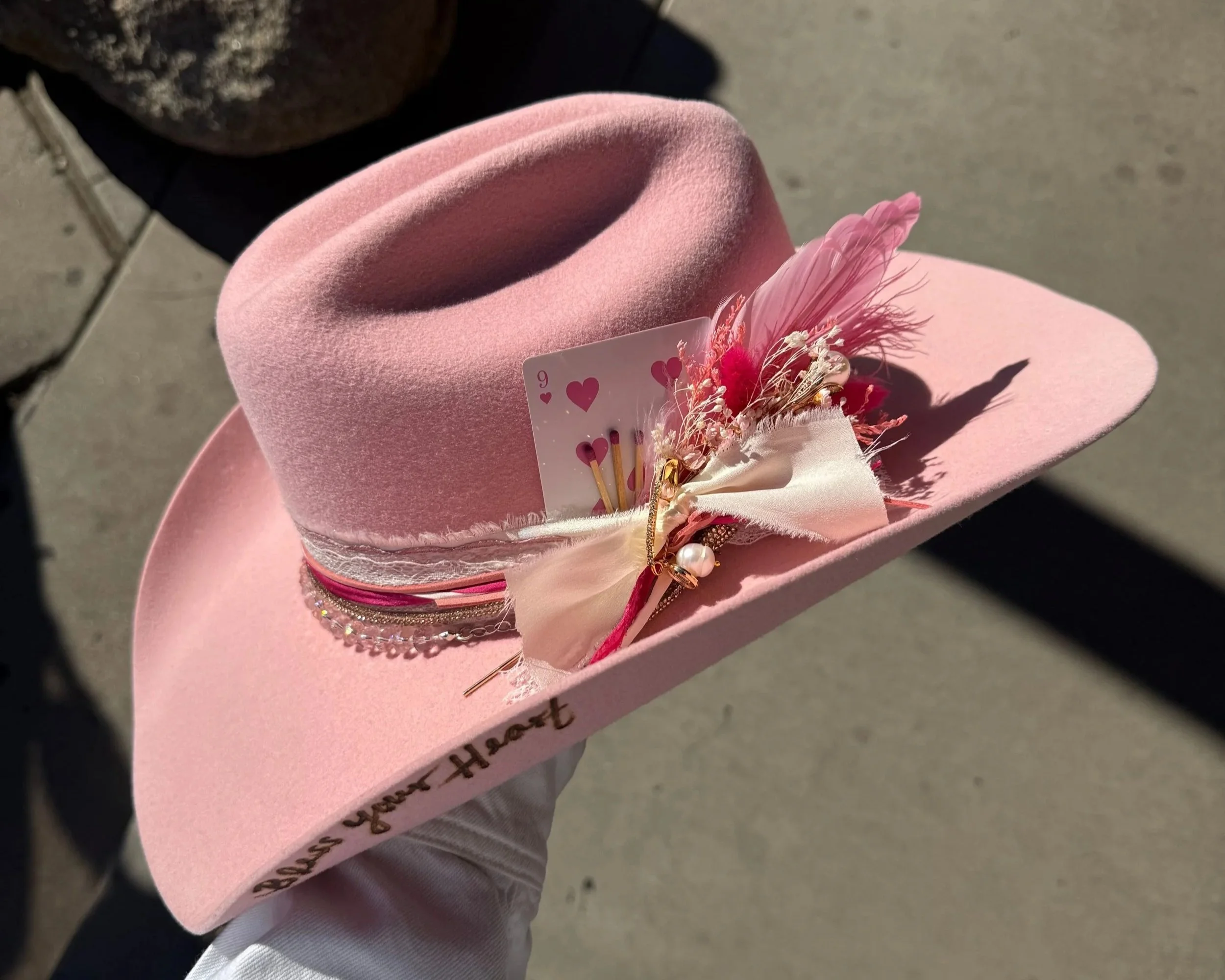 Pink Custom Warbonnet Hatworks Hat Pink Cowboy Hat - Etsy main image 4