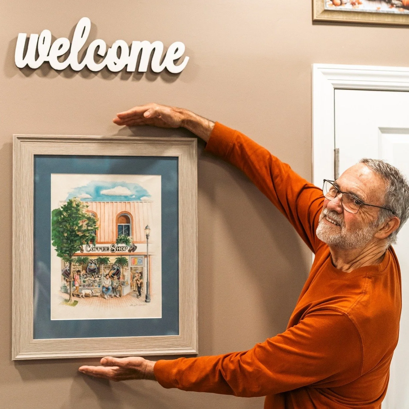 If you&rsquo;ve ever walked through our doors, you&rsquo;ve seen Dwight&rsquo;s beautiful watercolor of the shop hanging on the wall. Dwight is one of our beloved regulars, you&rsquo;ll find him here almost every day. Over time, we&rsquo;ve gotten to