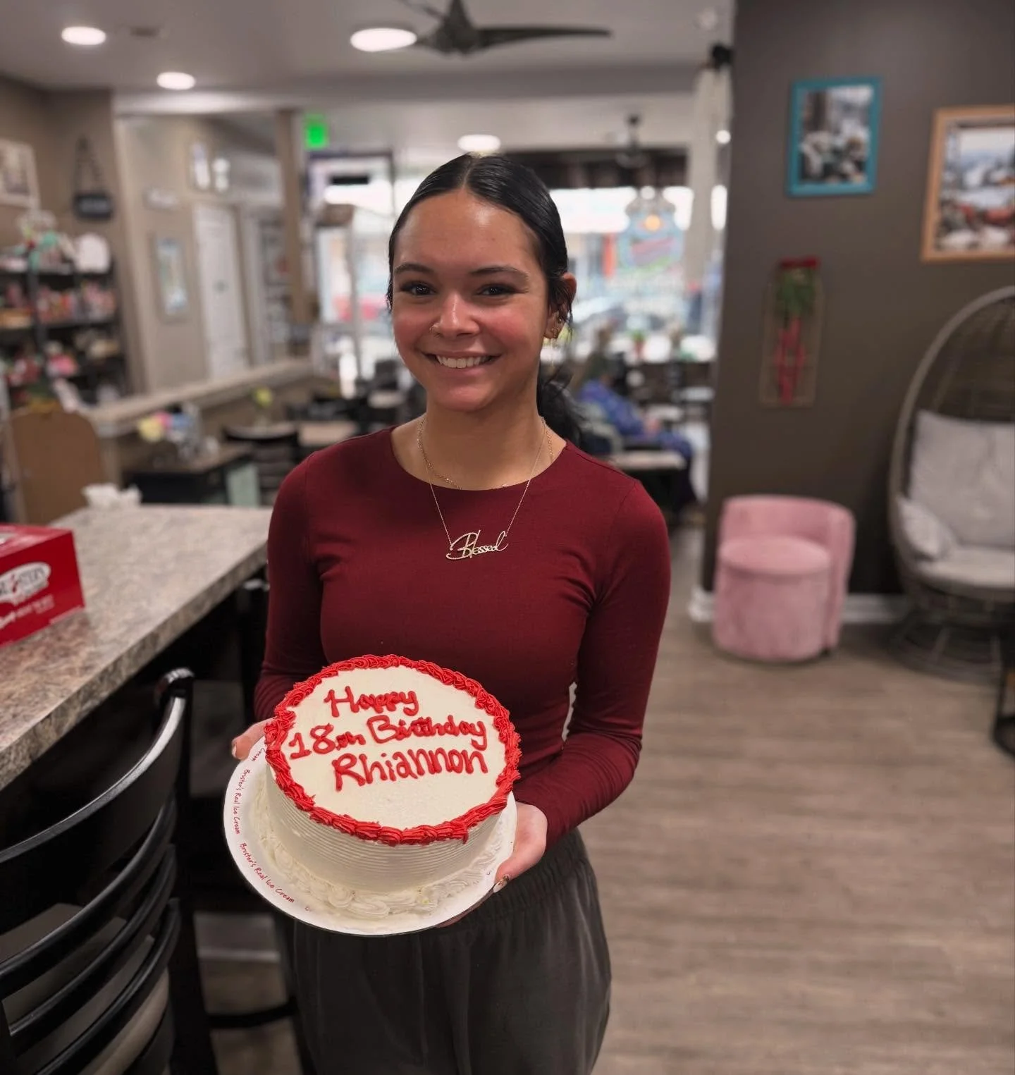 Happy 18th birthday to our girl, Rhiannon! We love having you on our team! 💜