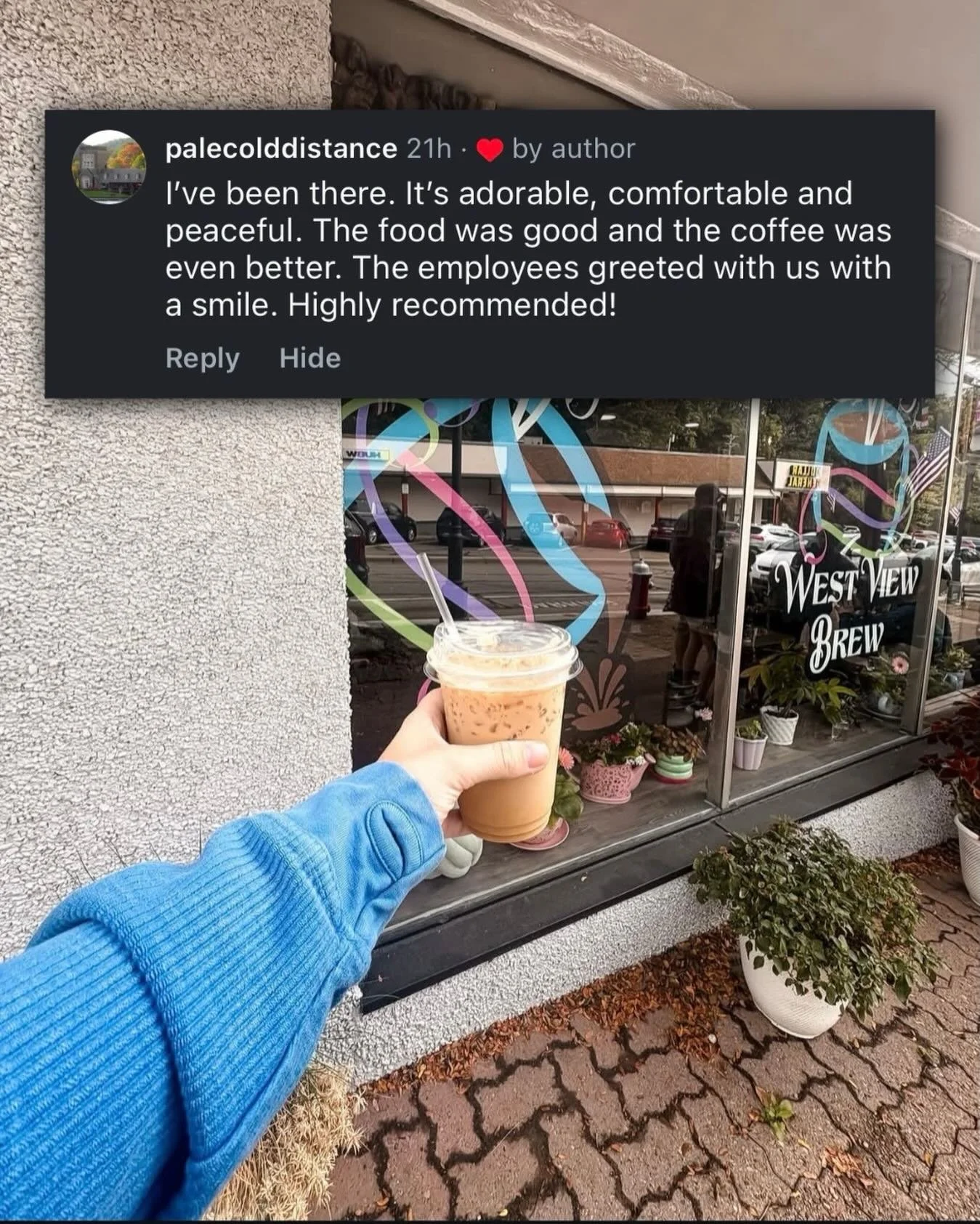 Adorable, comfortable, and peaceful💖 Just the way coffee should be! Come see yourself why West View Brew is a local favorite!