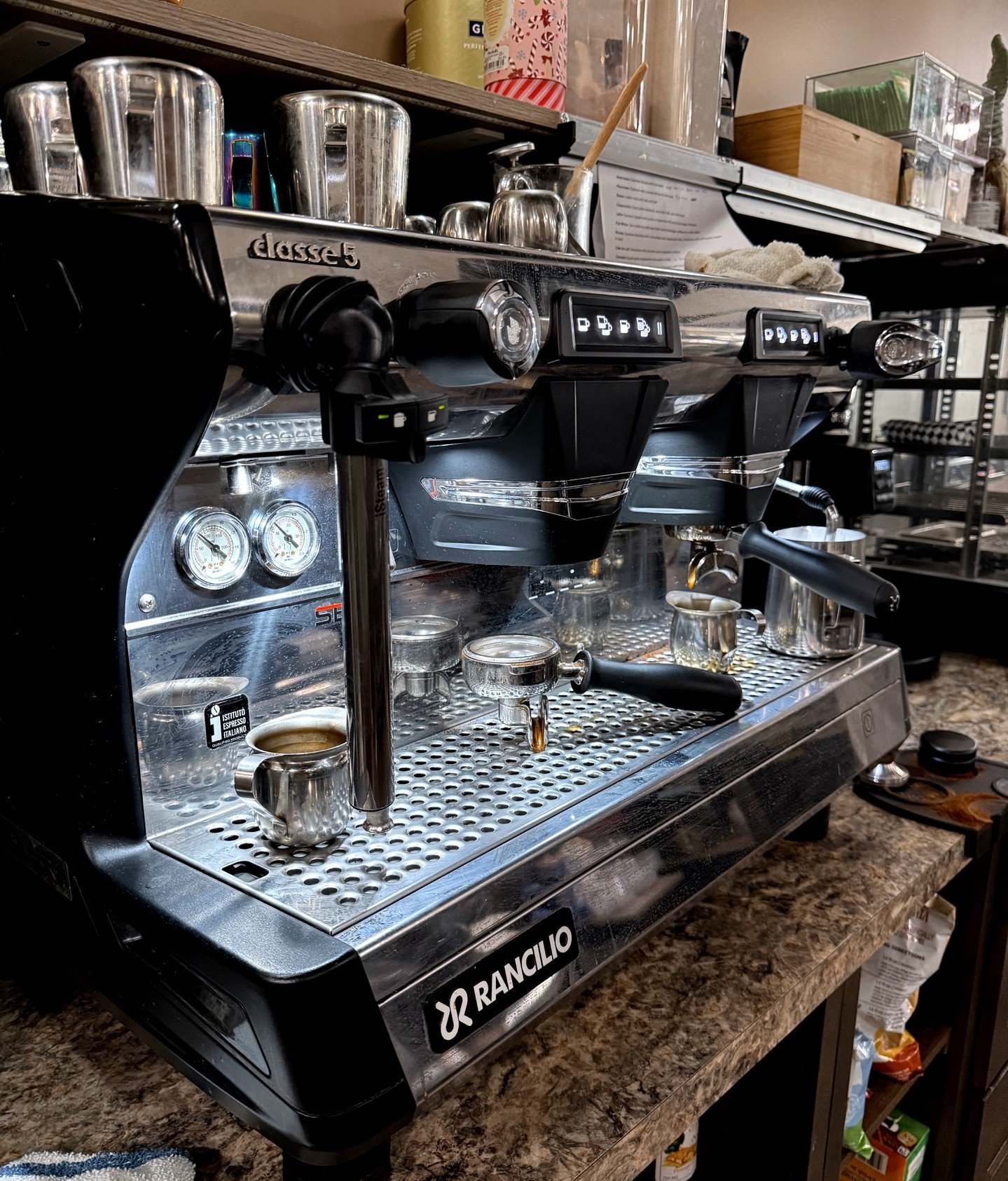 We regret to inform you that on Monday the 23rd from 8:00am&ndash;12:00pm, our beloved espresso machine will be undergoing scheduled maintenance.

Yes&hellip; this means no lattes.
No cappuccinos.
No americanos.

We did everything we could. We pleade