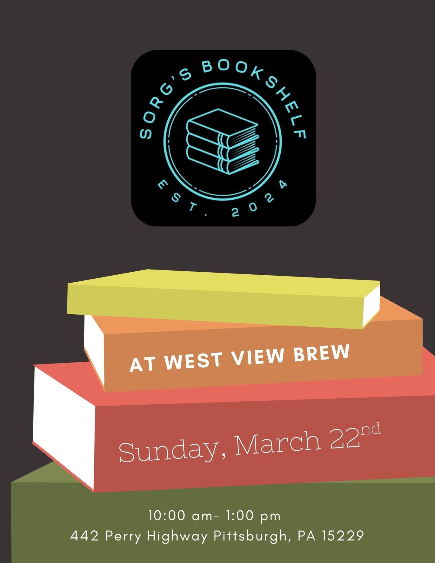 Okkkk book lovers 📚✨ we have missed Sorg's Bookshelf SO much.

After a few months away, Sorg&rsquo;s Bookshelf Mobile Bookstore is rolling back into West View Brew and we are genuinely so excited to have them back in the shop.

🗓 Sunday, March 22nd