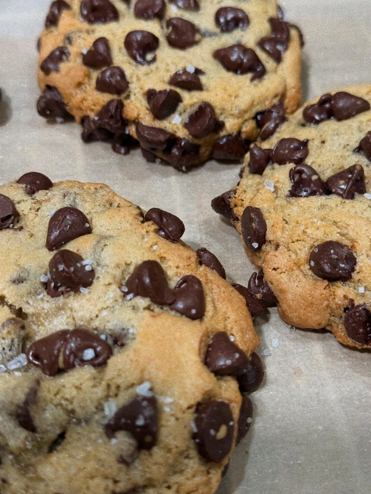 What is the appropriate amount of chocolate chips on a cookie? 

For us, the limit does not exist&hellip;

Come get &lsquo;em while they&rsquo;re fresh