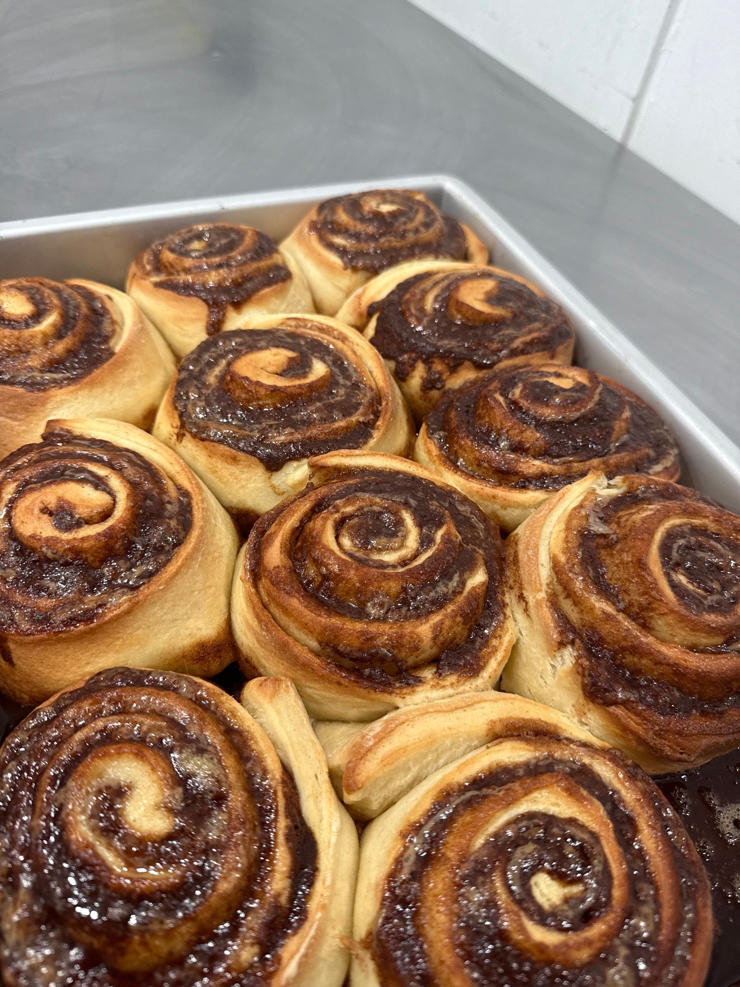 Unfortunately,  we don&rsquo;t have cinnamon rolls every day.
We make our pastries in-house&hellip; so the menu changes with whatever we&rsquo;re baking fresh.
Some days it&rsquo;s cinnamon rolls.
Some days it&rsquo;s something else.
Either way, it&r