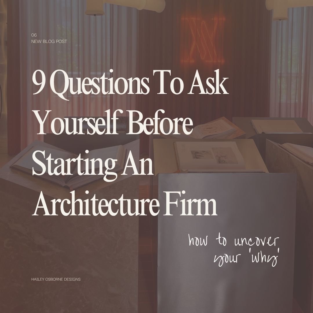Before your start your design firm, answer these questions:
