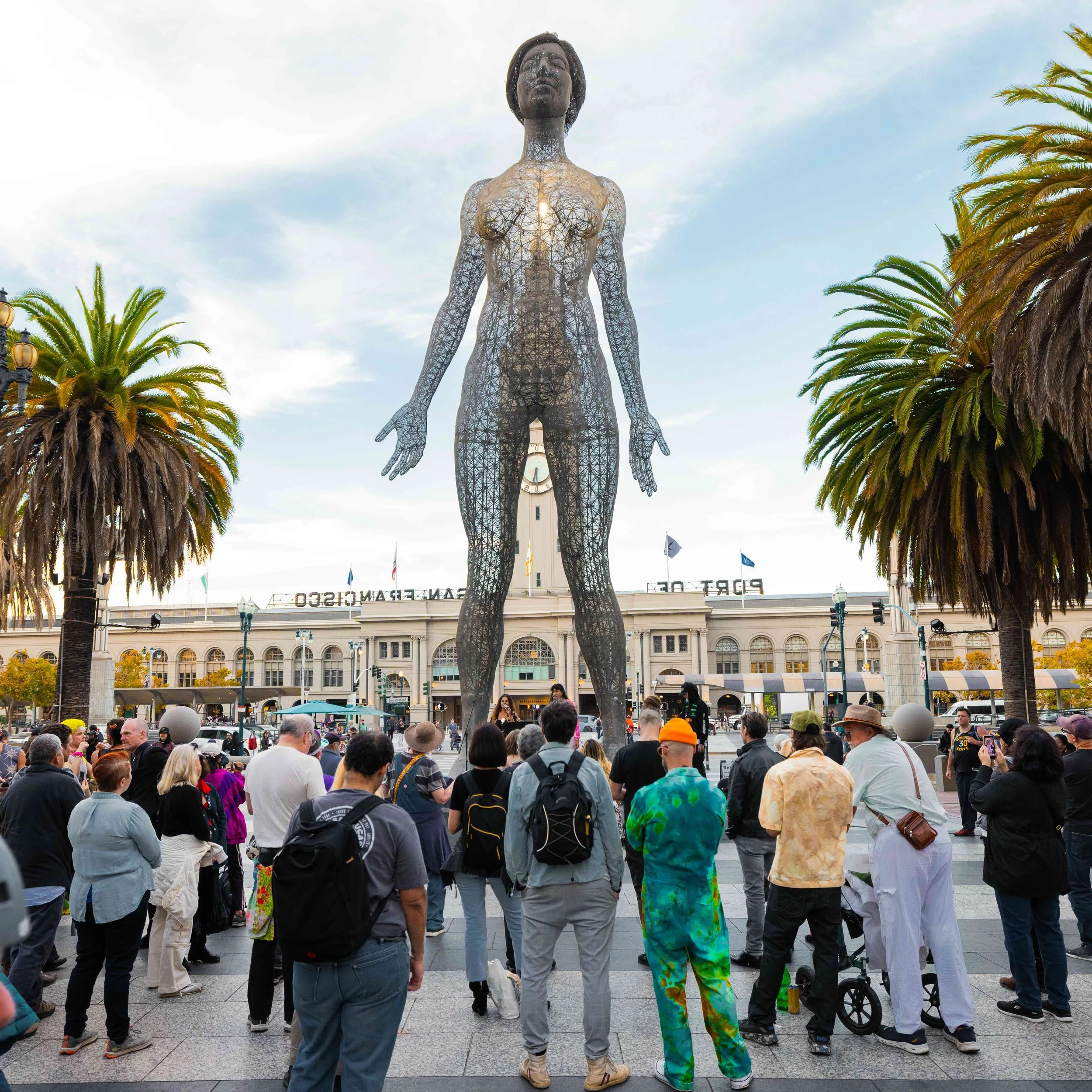 San Francisco’s giant nude sculpture is moving on. Here’s what’s next