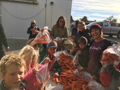Students Prep Fresh Food for Food Bank
