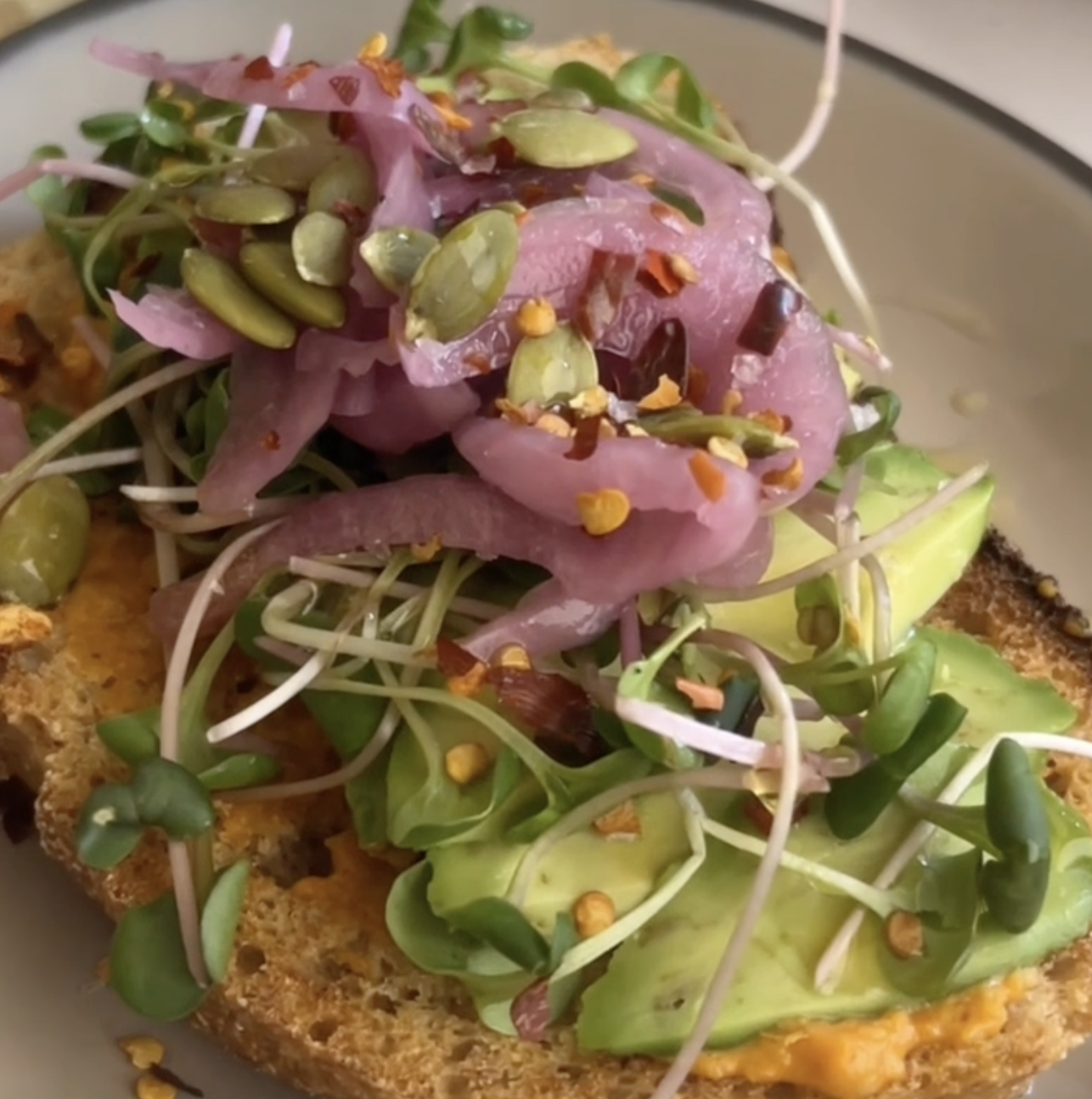 Cheezy Pesto Loaded Toast