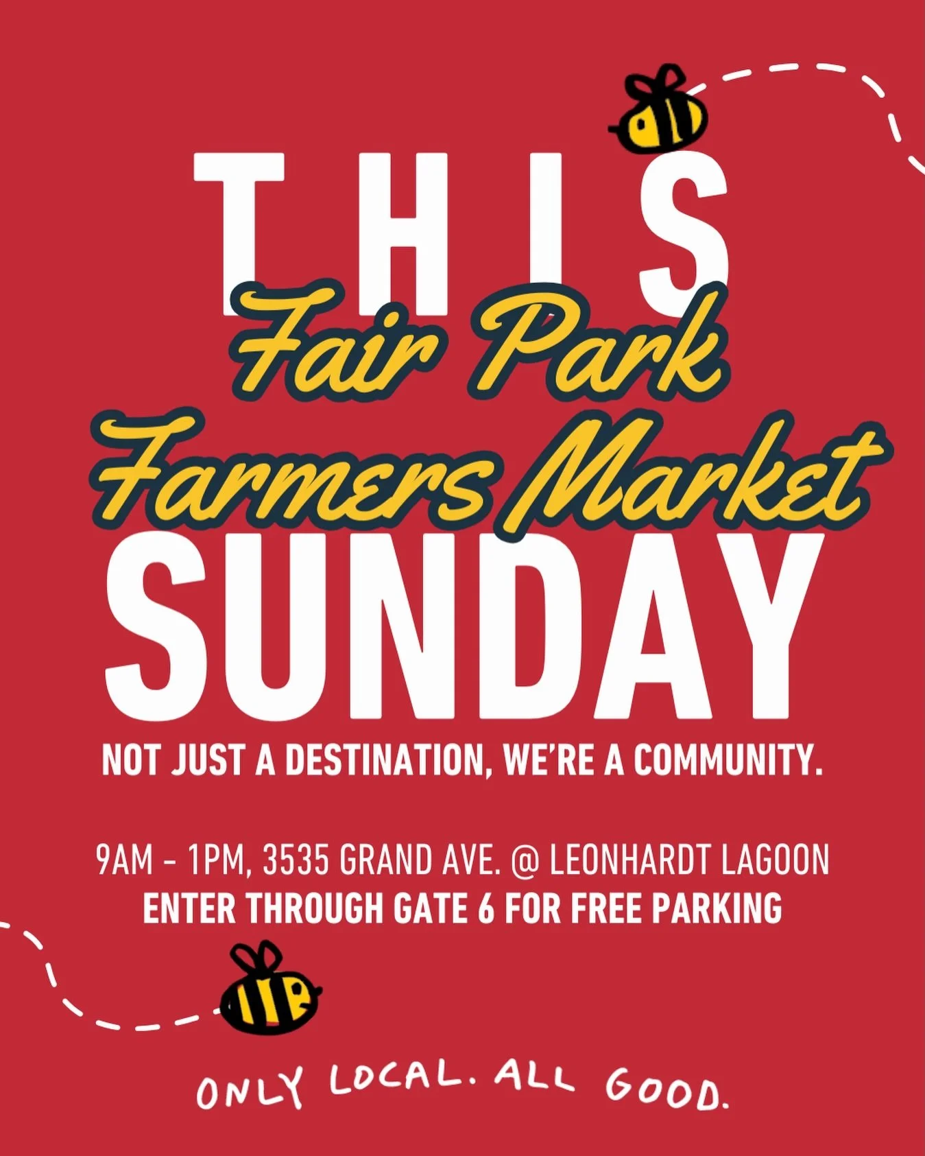 Opening Day for @goodlocalmarkets Fair Park has arrived 🤗🤗 and we'l be there, with 50+ other vendors. Y'all come out and support us supporting the south Dallas community! 🧡